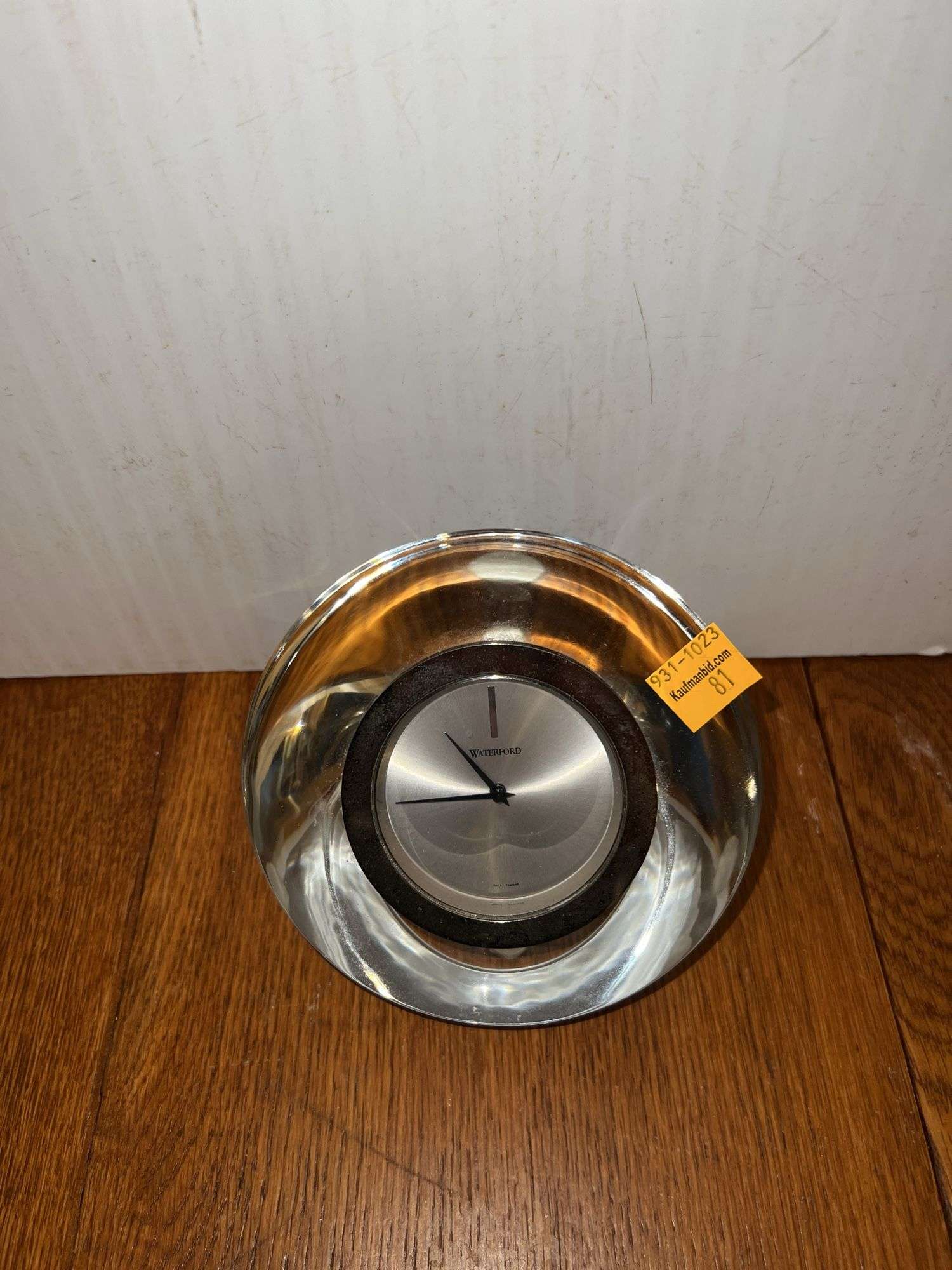 Waterford Lead Crystal Eclipse Clock