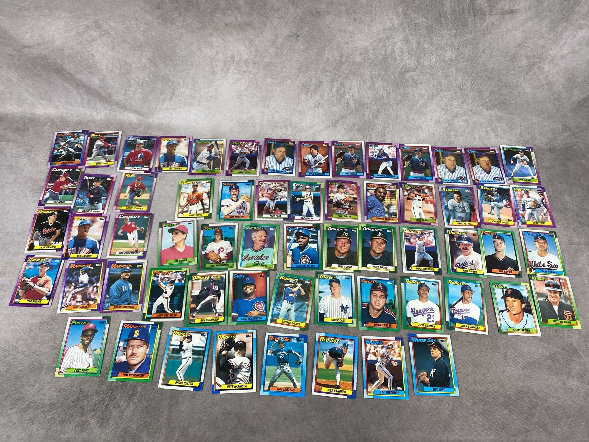1990 Topps Baseball Cards