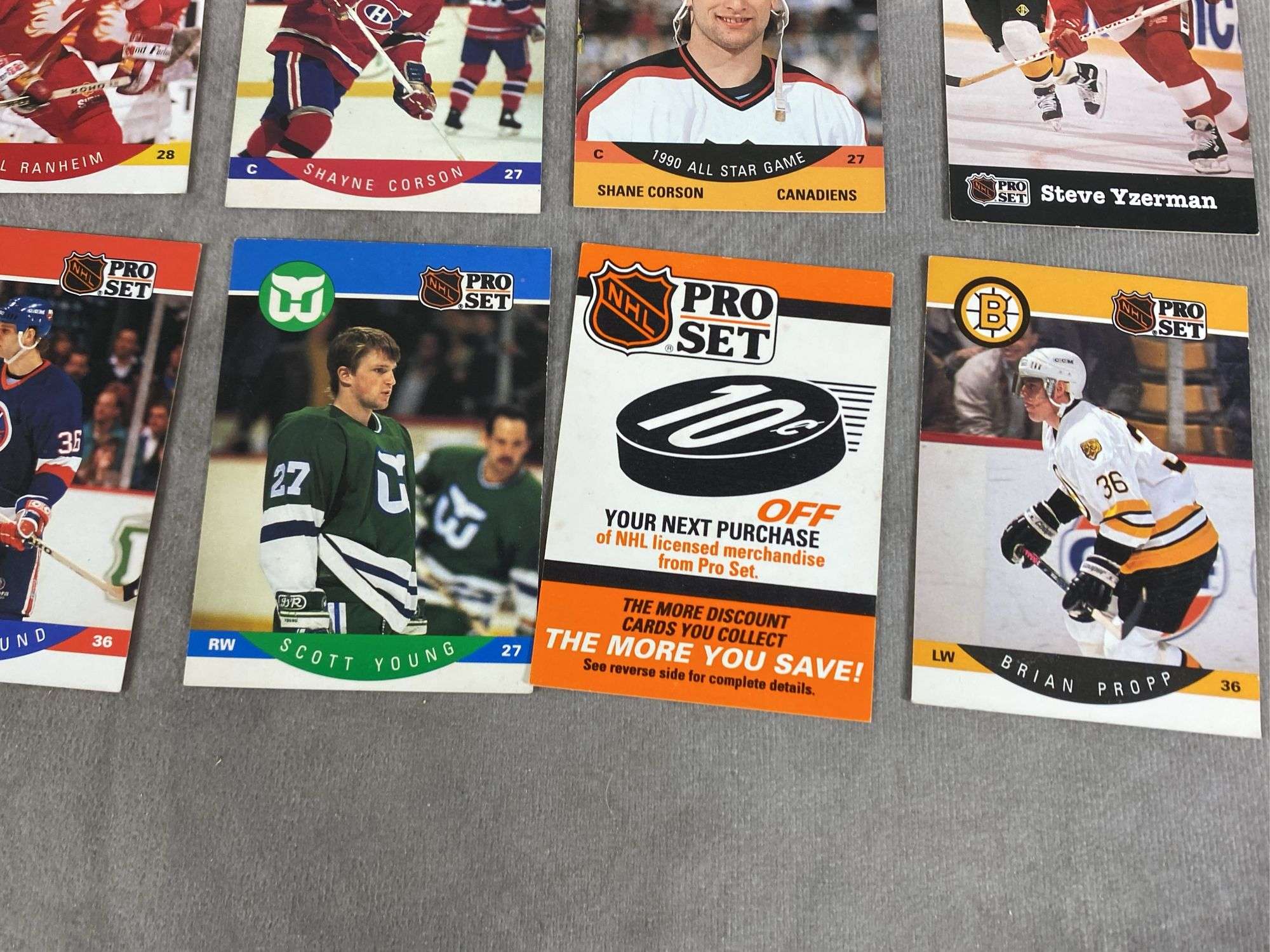 Pro Set Hockey Hockey Cards