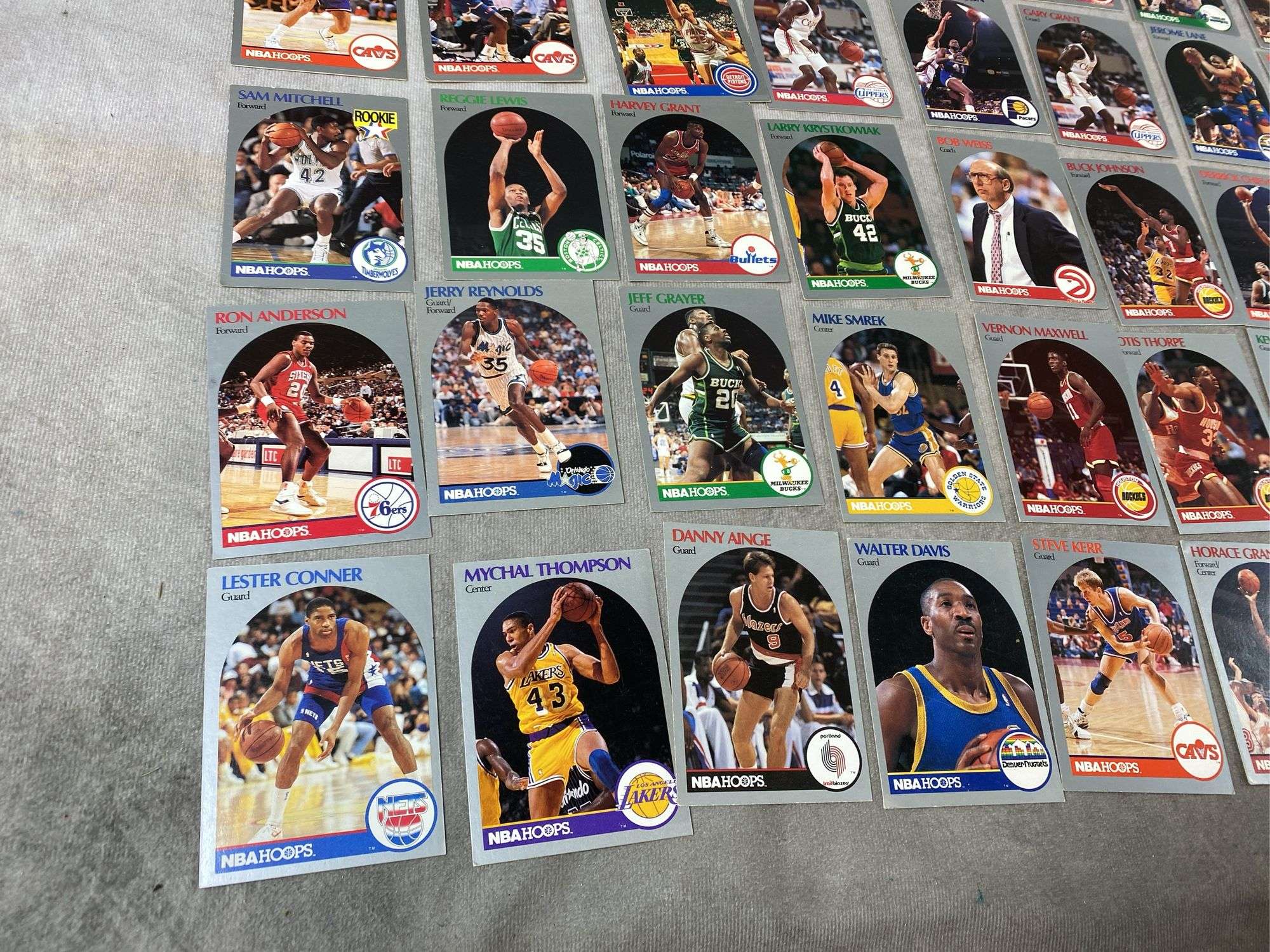 NBA Hoops Basketball Cards, Some Rookies