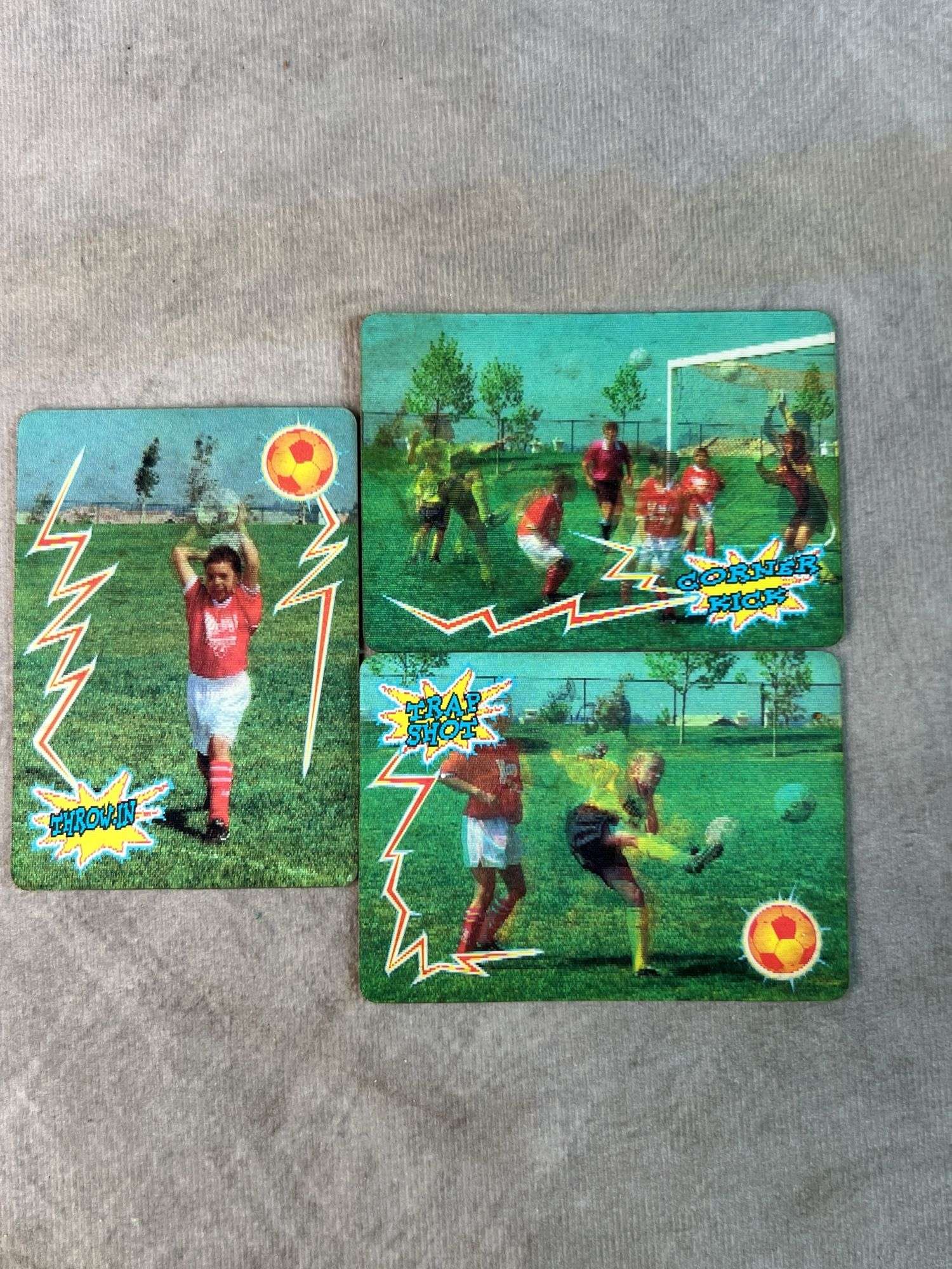 (3) Holographic Ryso Little League Soccer Cards