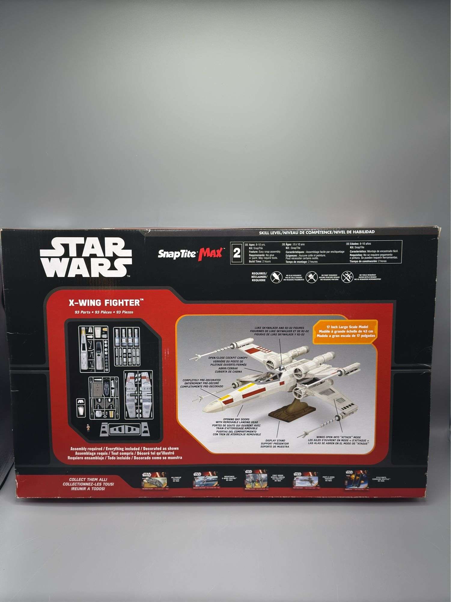 REVELL STAR WARS SNAP-TITE MAX X-WING FIGHTER KIT