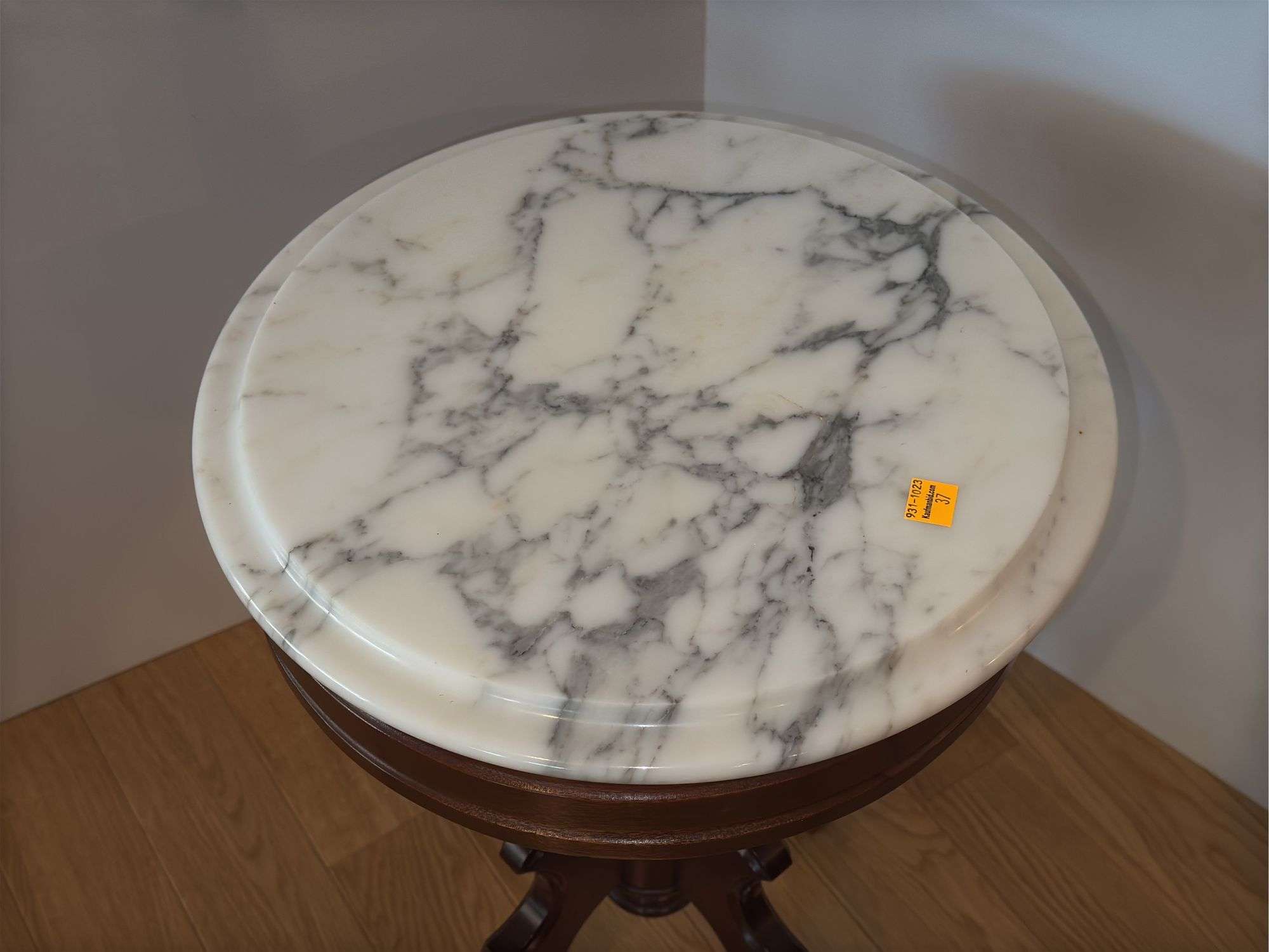 Victorian Mahogany Marble Top Side Table