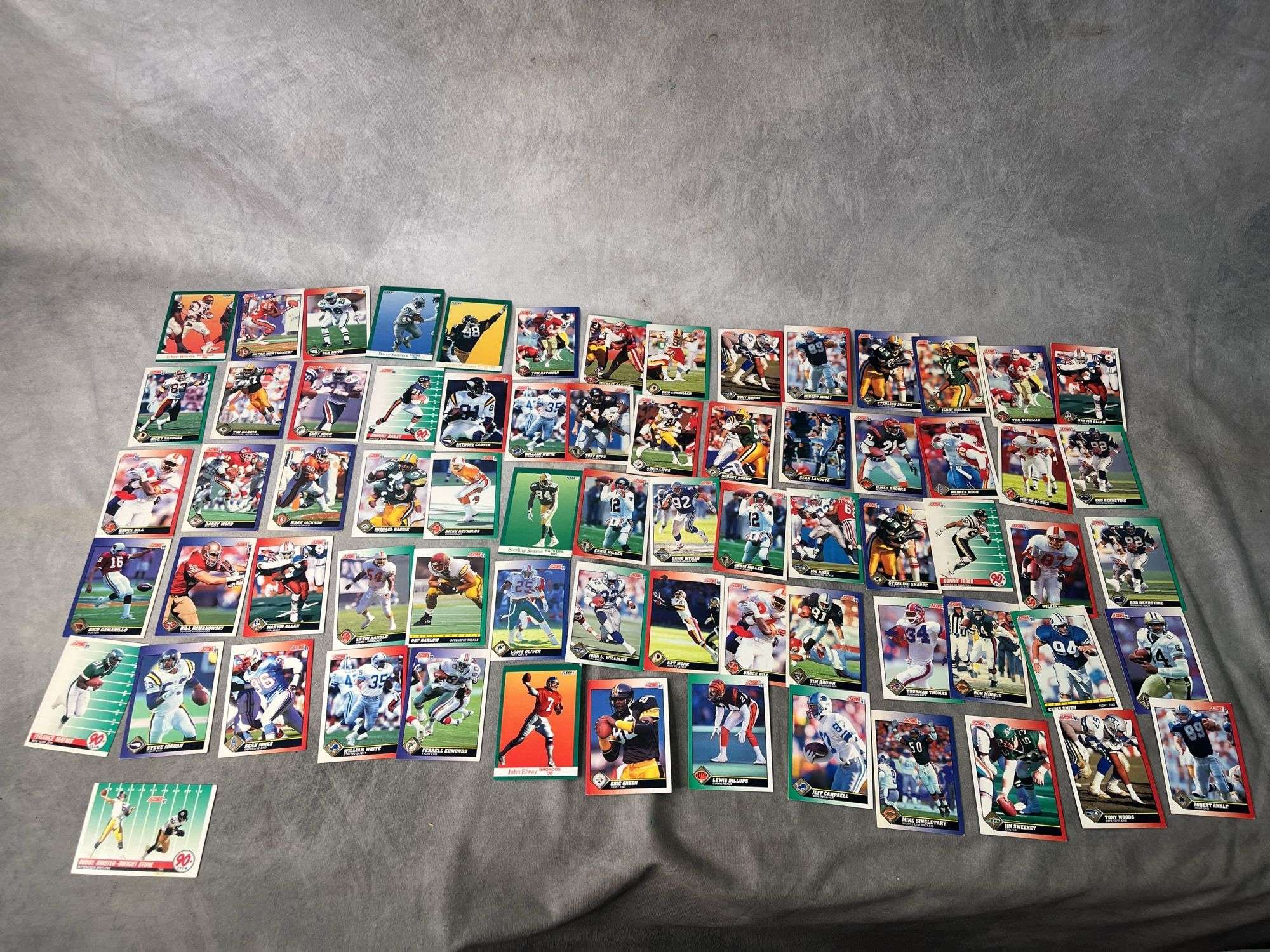 1991 SCORE & Fleer Football Cards