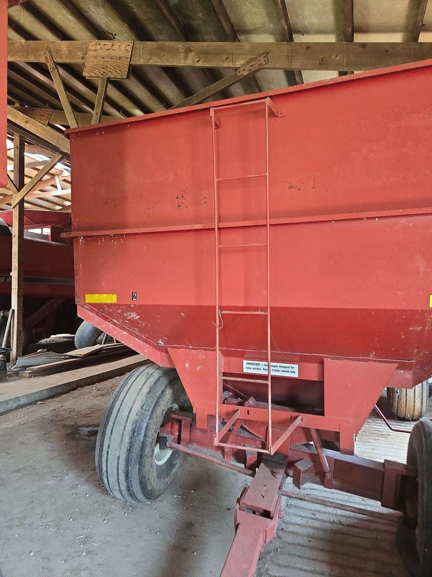 M & W Little Red Wagon grain cart