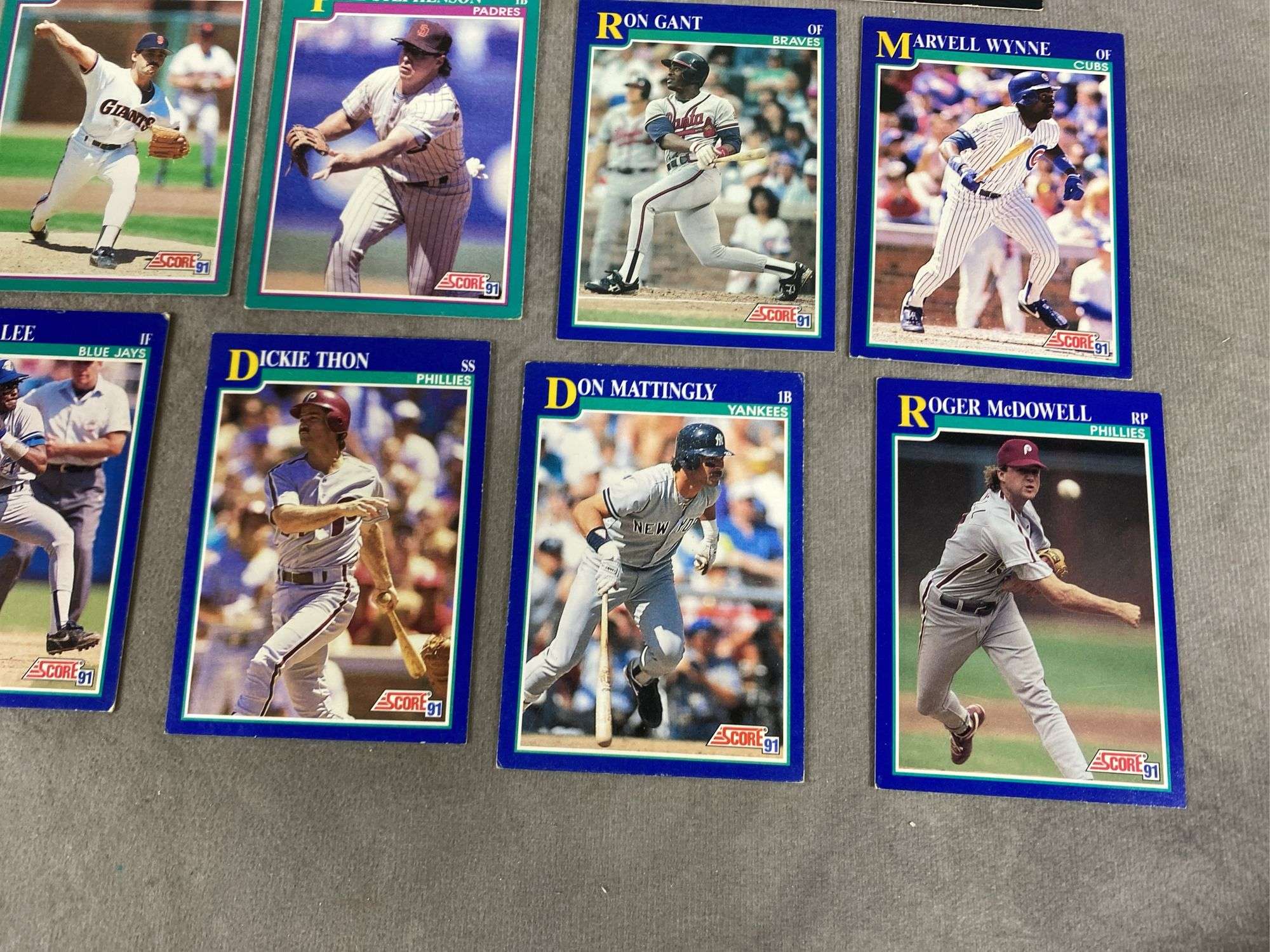 1991 SCORE Baseball Cards