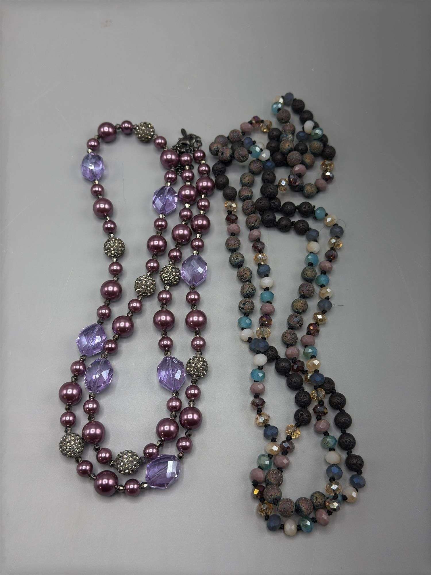 VARIETY OF BEADED NECKLACES EARRINGS AND BRACELETS