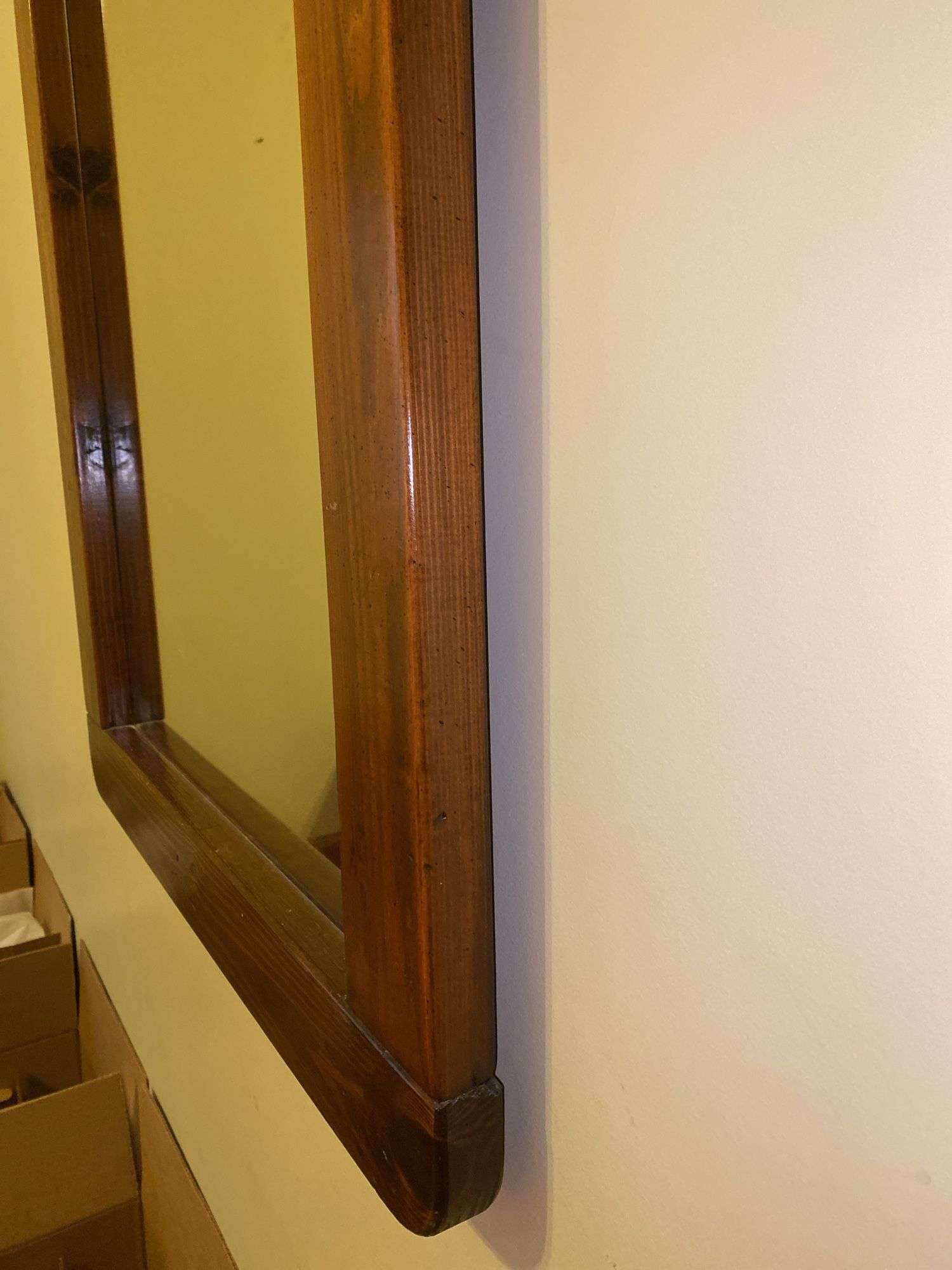 Wooden Framed Mirror