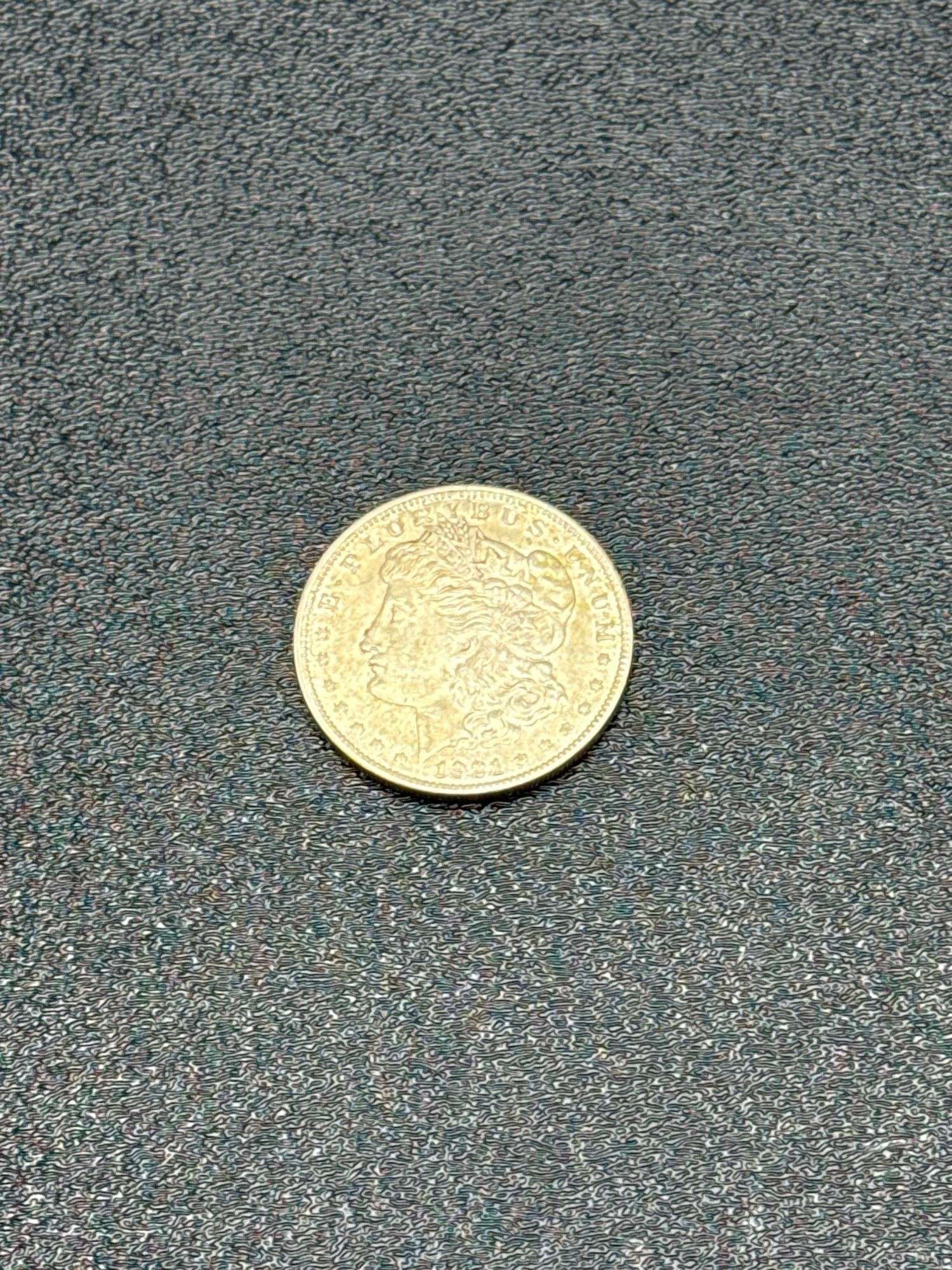 RARE 1921 USA SILVER DOLLAR E PLURIBUS UNUM