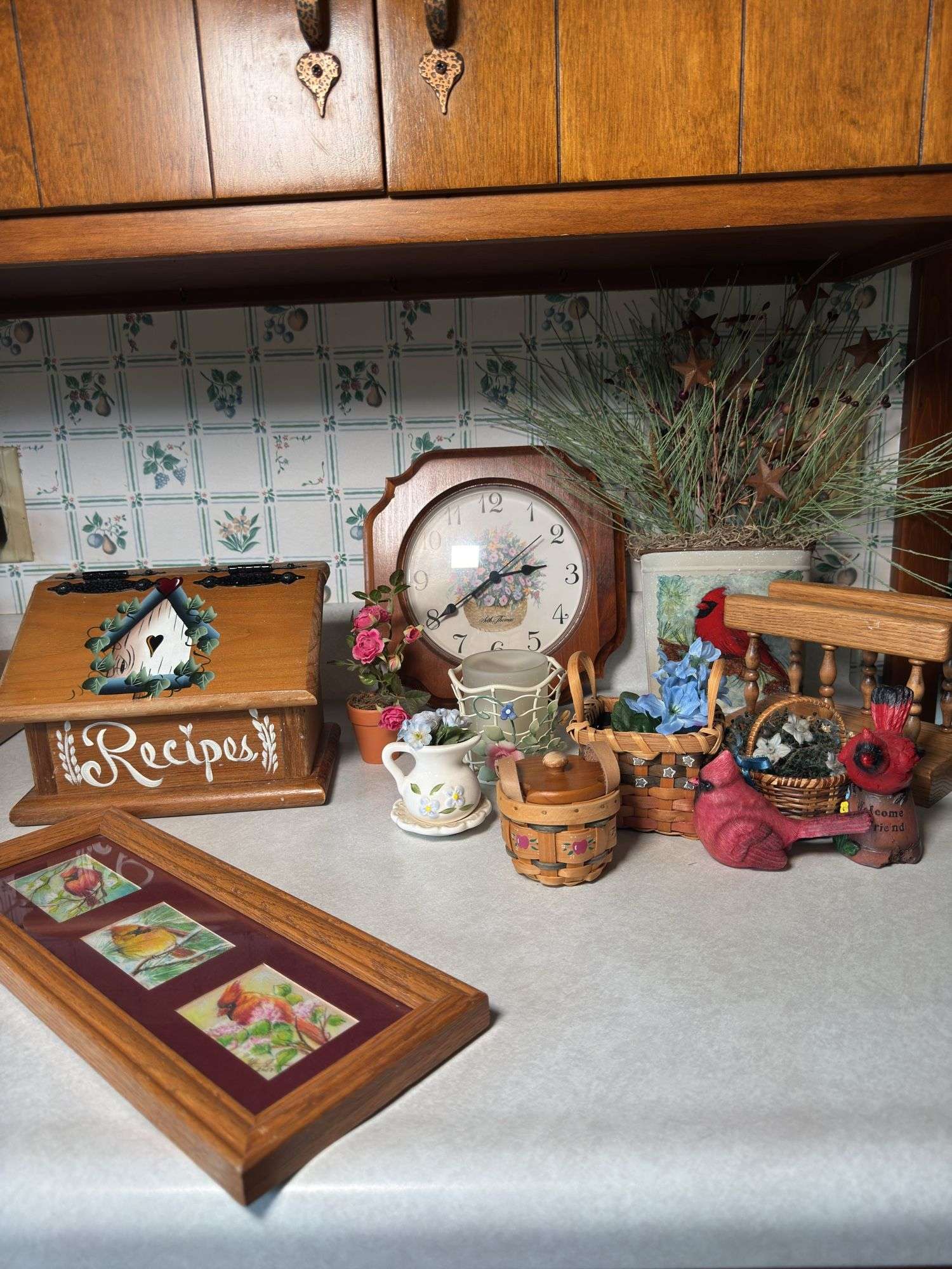 RECIPE BOX, NAPKIN HOLDER, DECOR