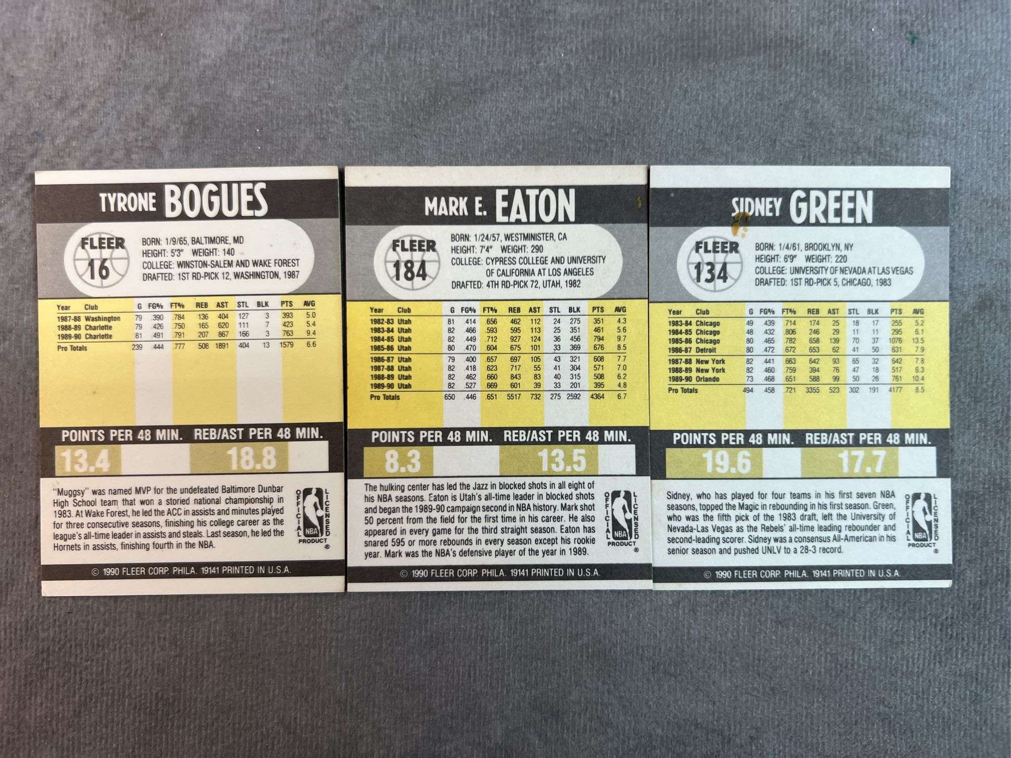 1990 Fleer Basketball Cards