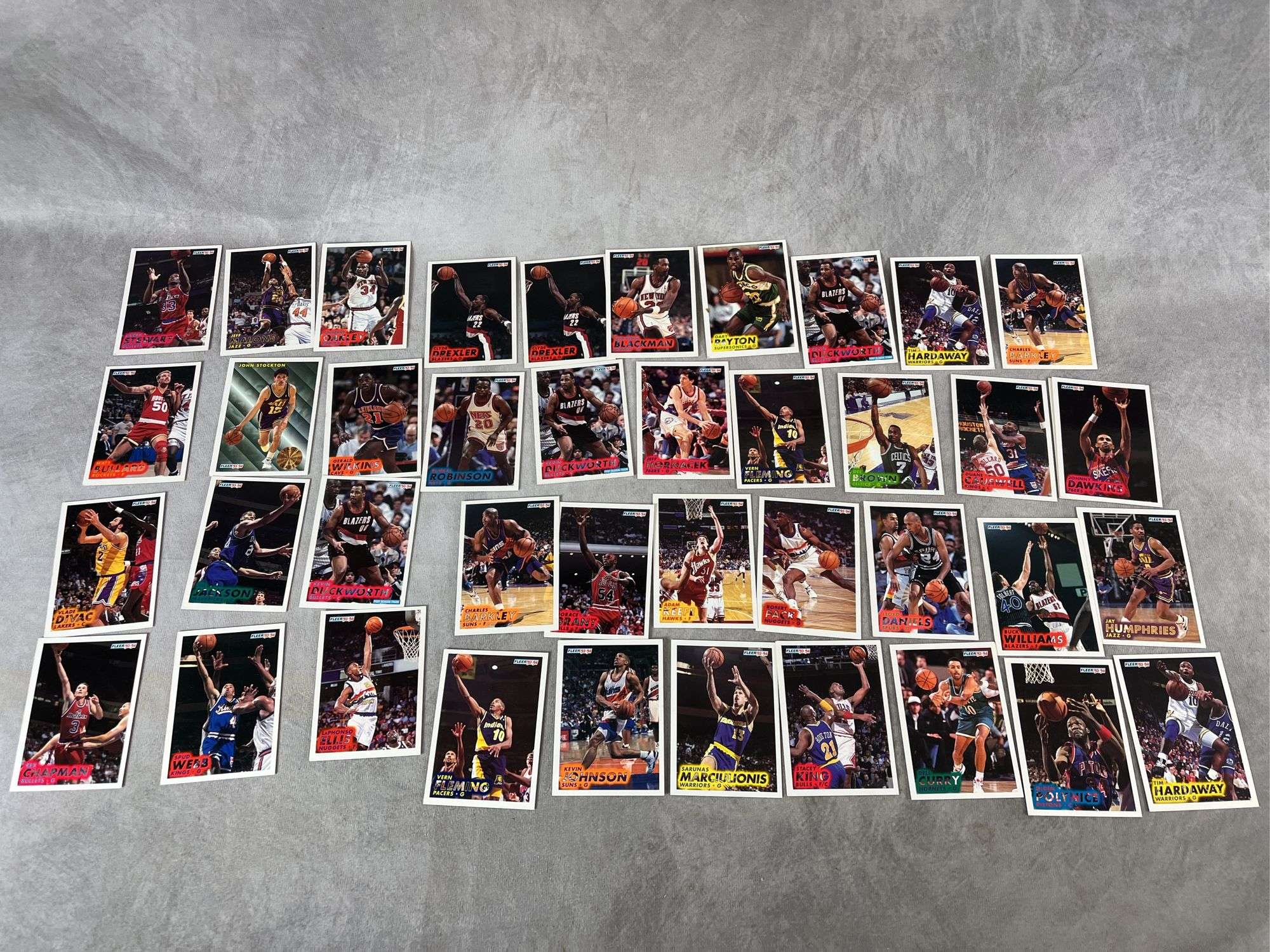 1993 & 1994 Fleer Basketball Cards