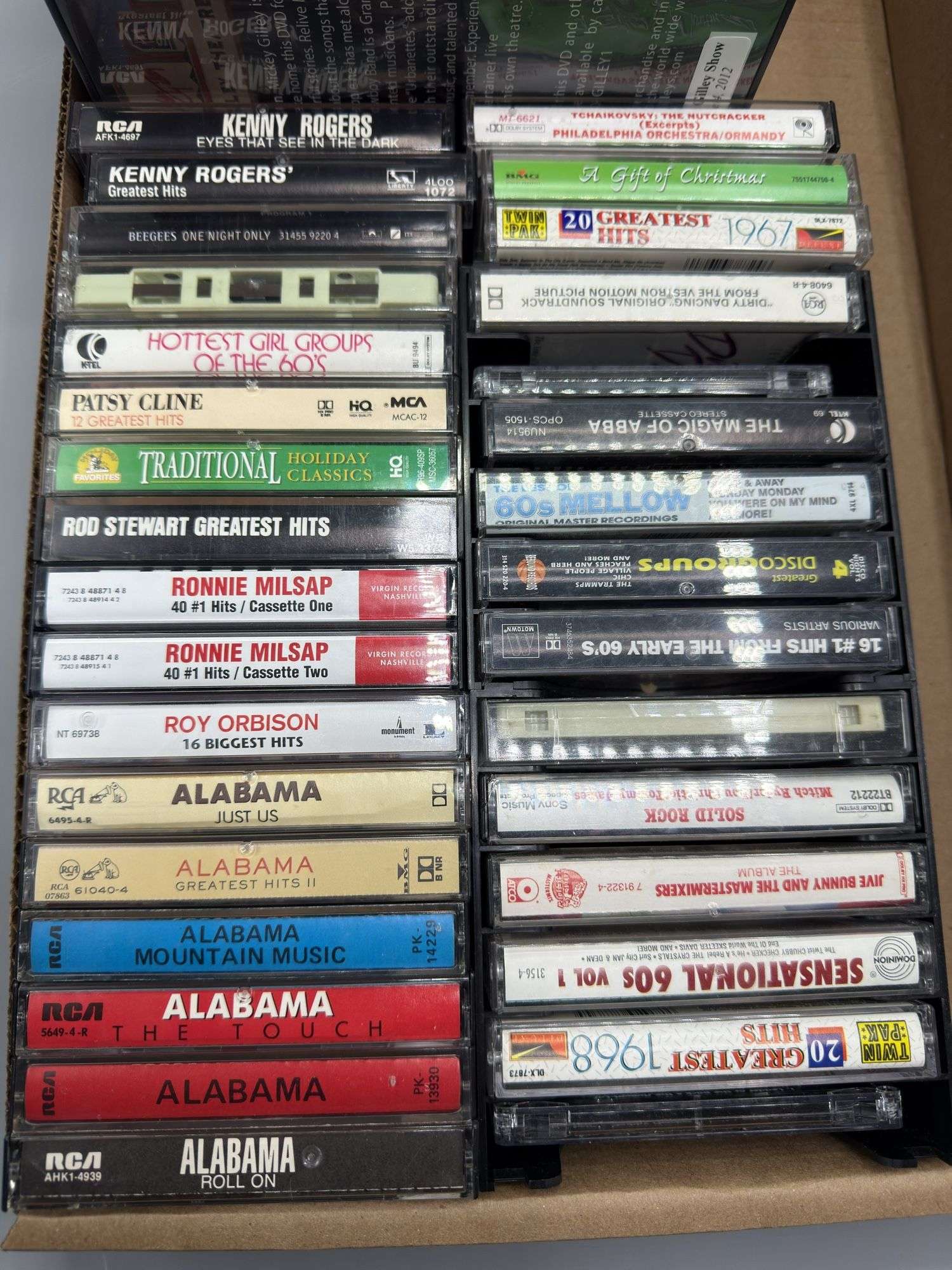 VARIETY OF DVD’S AND CASSETTE TAPES