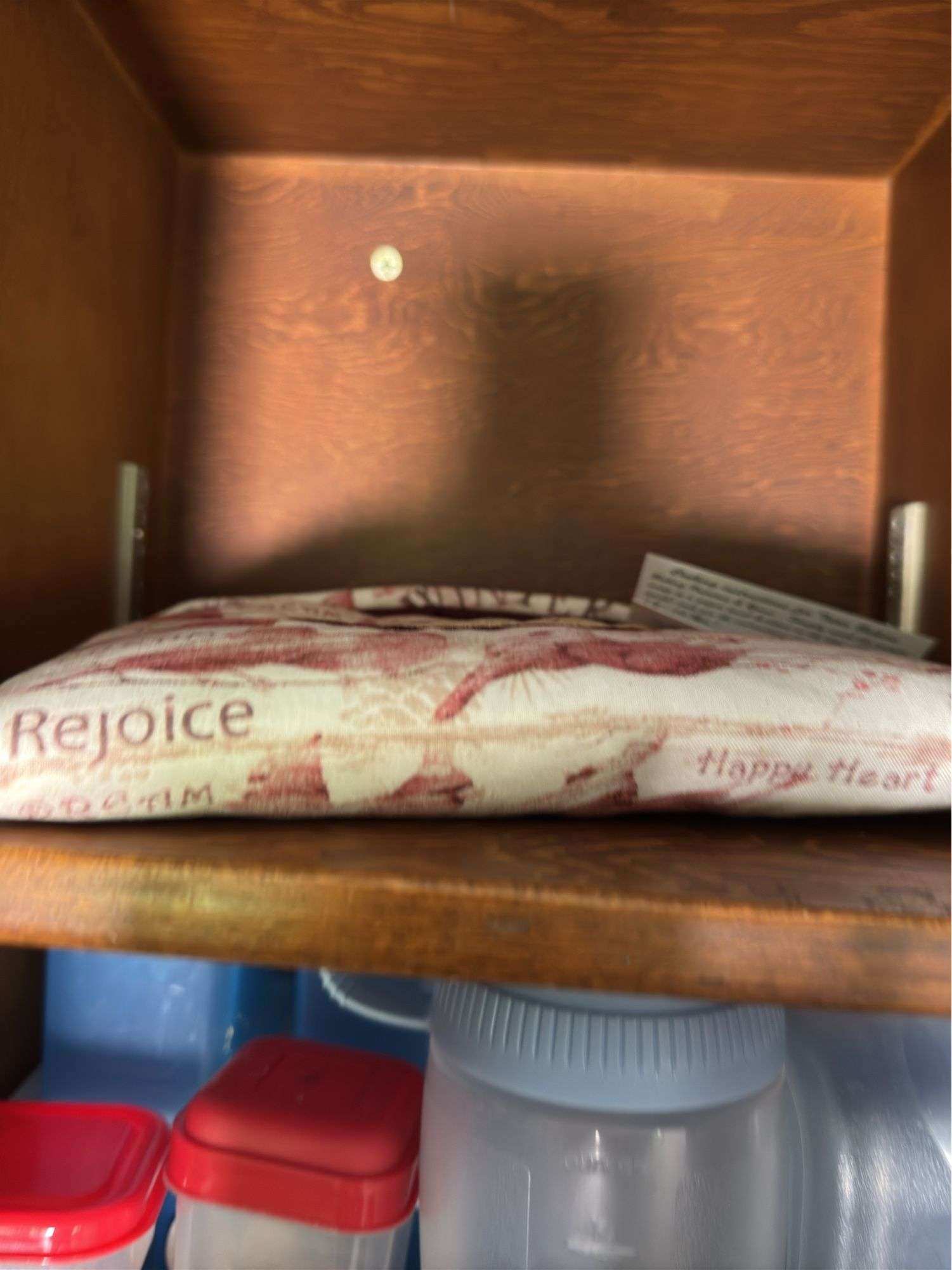 CONTENTS OF CABINET, PLASTIC FOOD STORAGE CONTAINERS