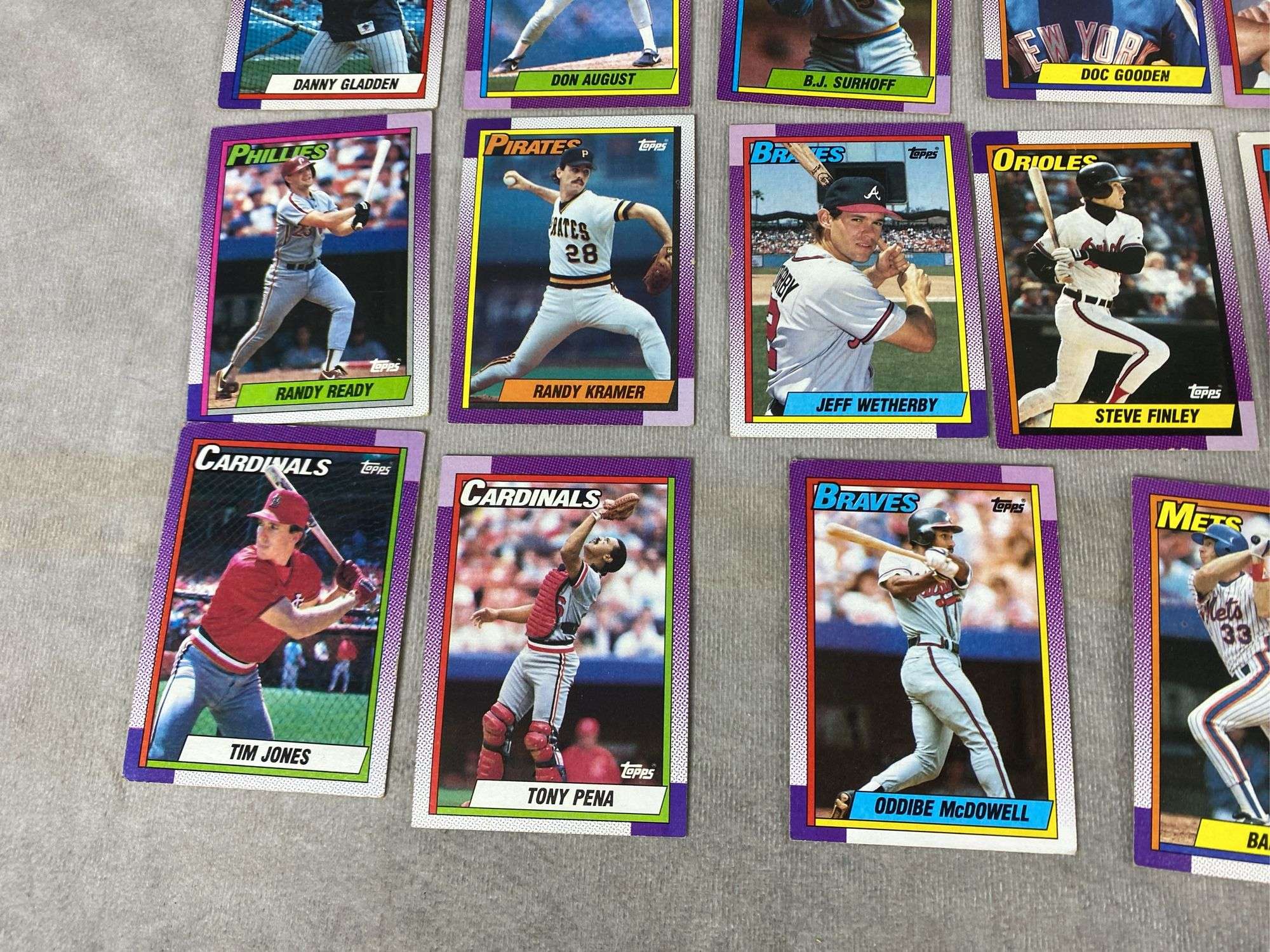 1990 Topps Baseball Cards