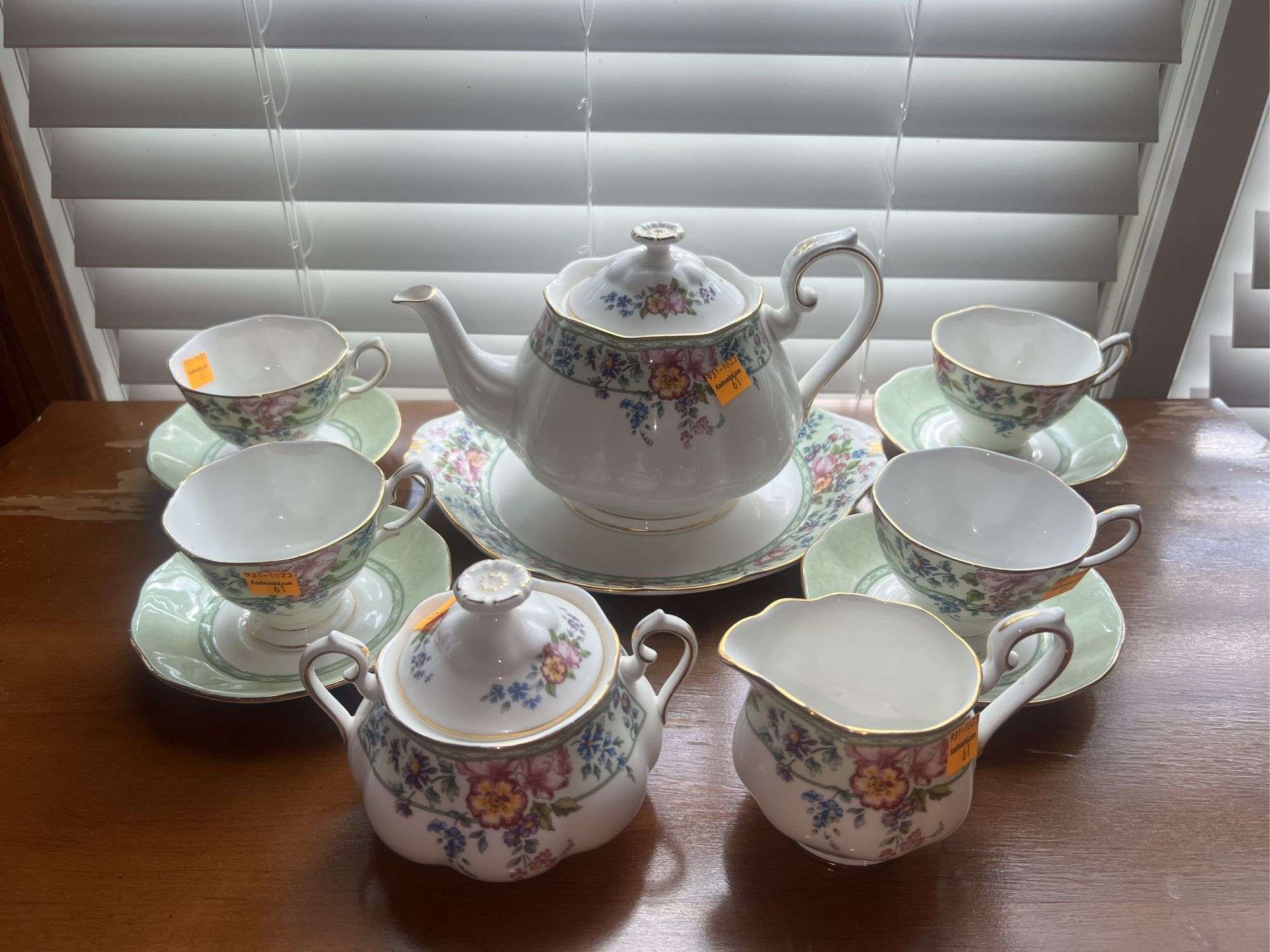 Royal Albert Harrington Bone China Tea Set, 12pc