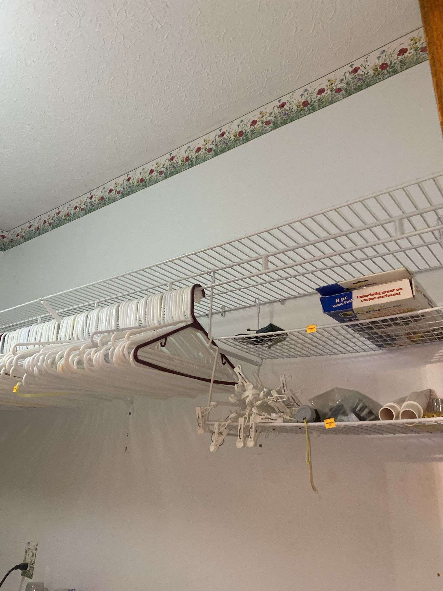 Clothes Hanger & Cleaning Supplies