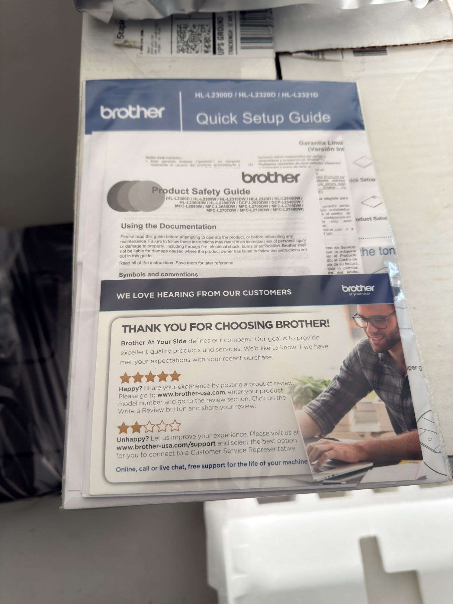 BROTHER HL-L23200 LASER PRINTER FACTORY REFURBISHED WITH CARTRIDGE
