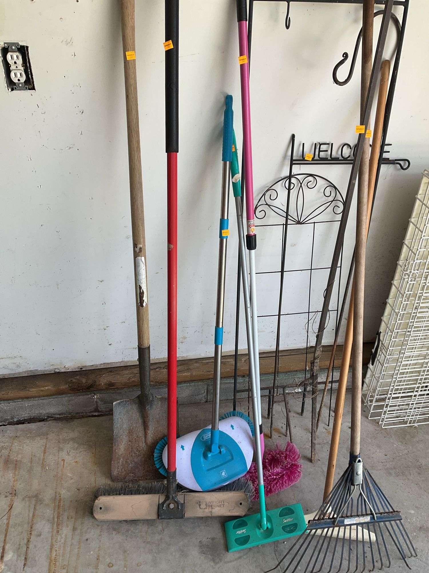 Long Handle Tools, Brooms and Mops, Sheppard Hooks, Outdoor Decor