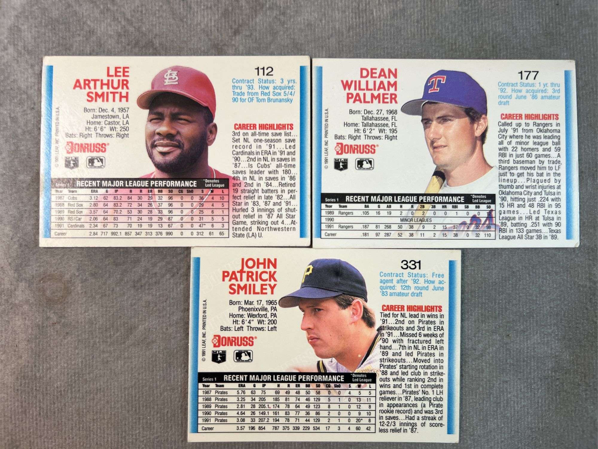 1992 Donruss Baseball Cards