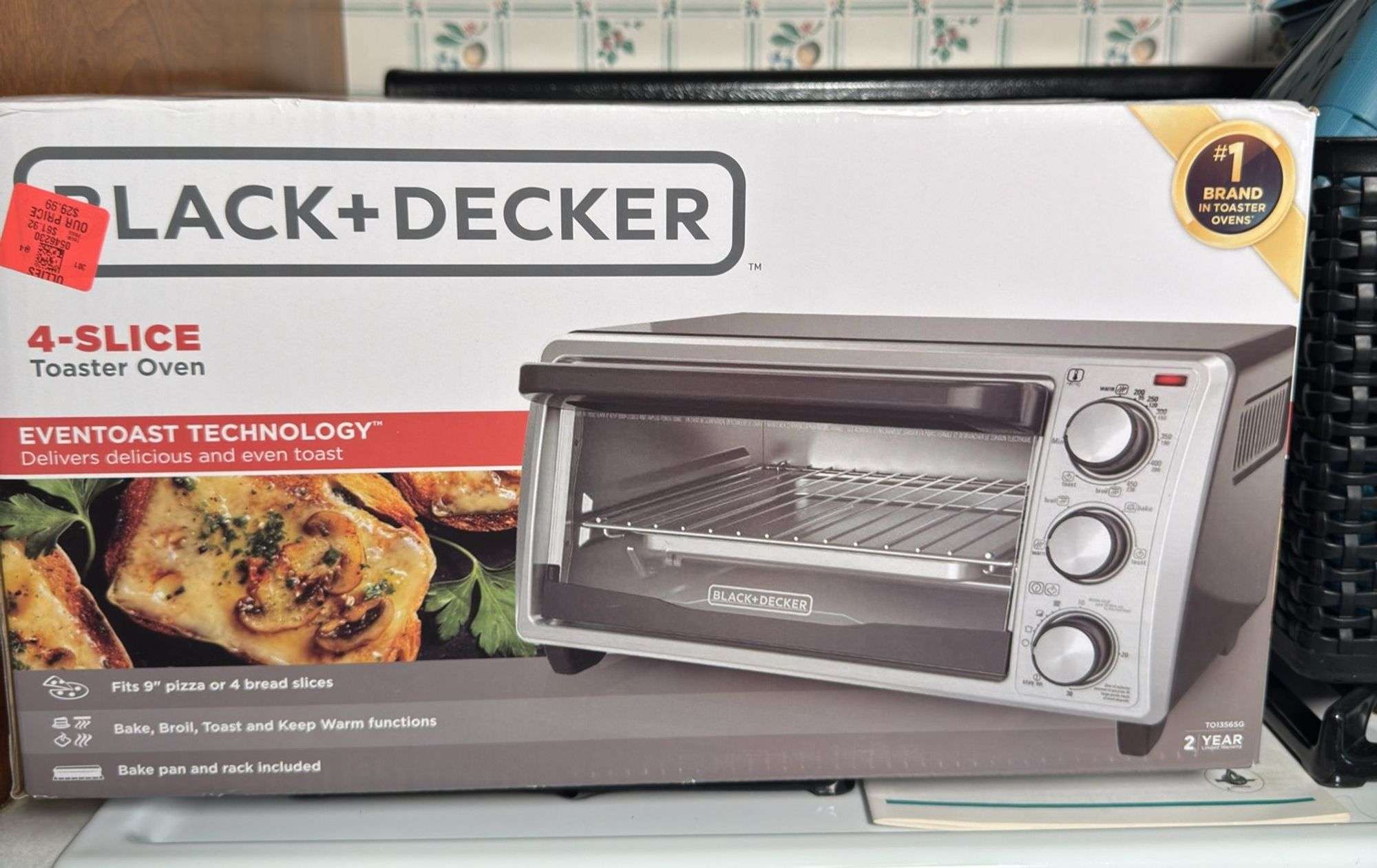 BLACK AND DECKER TOASTER OVEN NEW