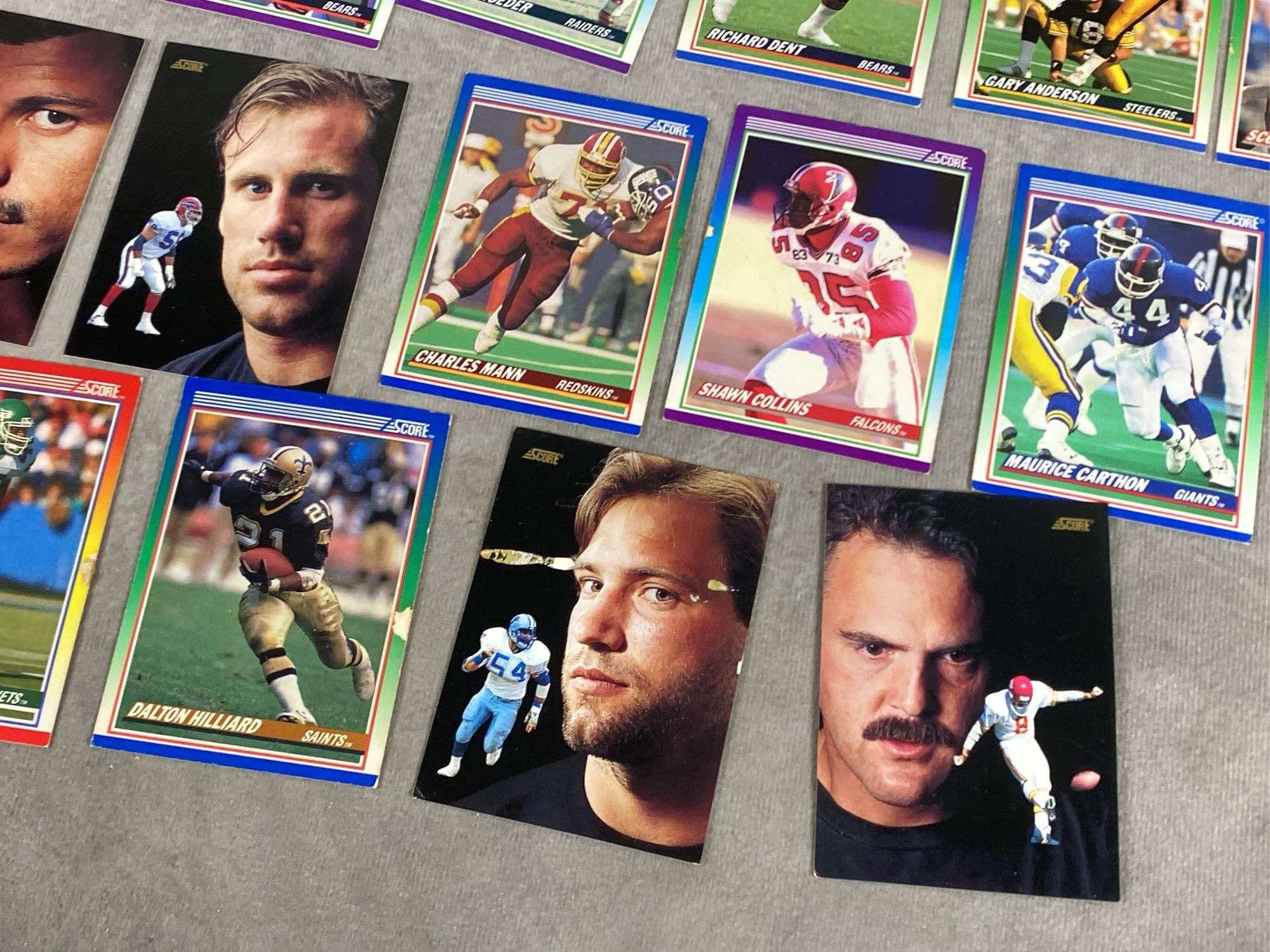 SCORE Football Cards