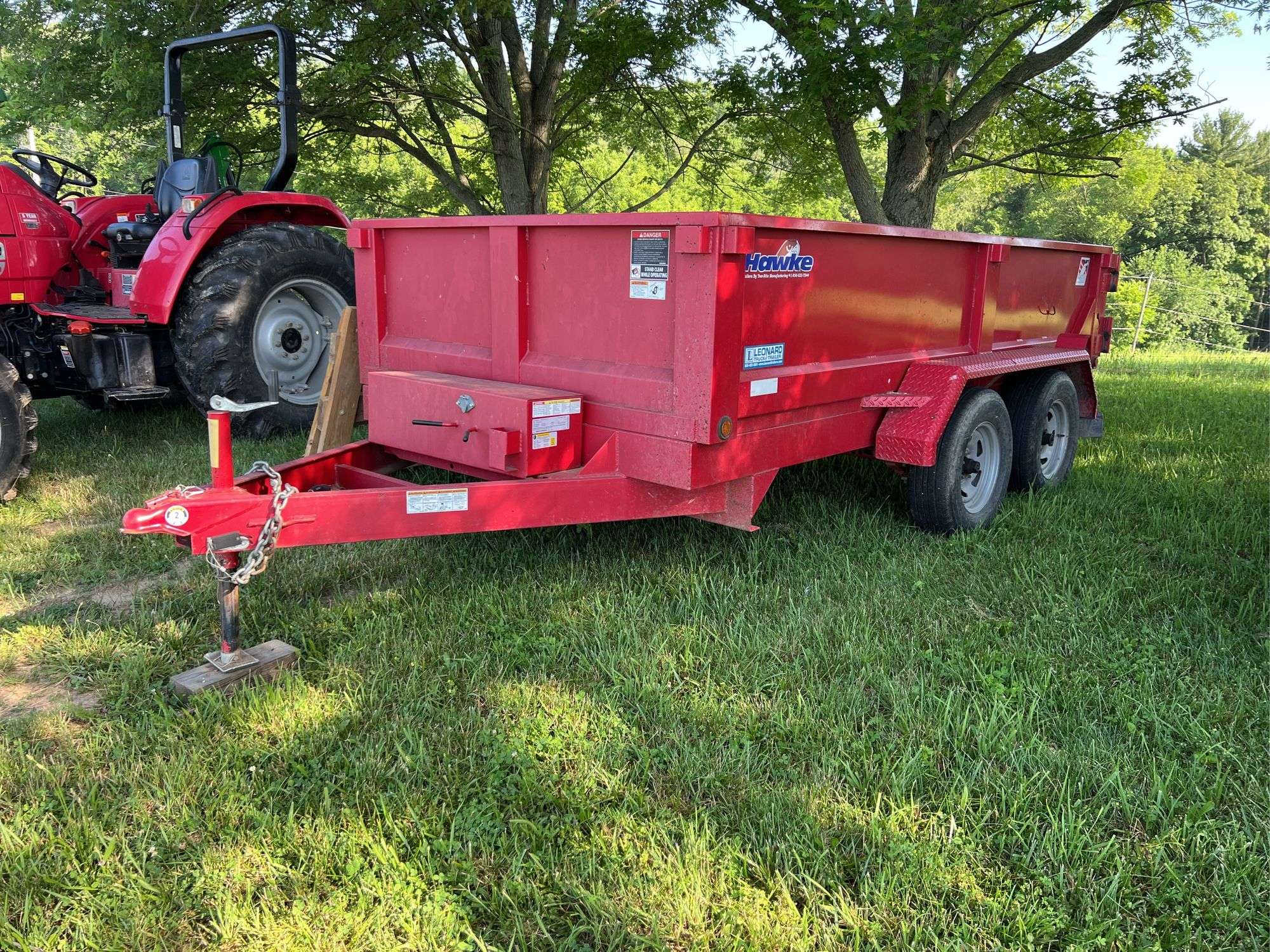 Hawke 18’ Dump Trailer