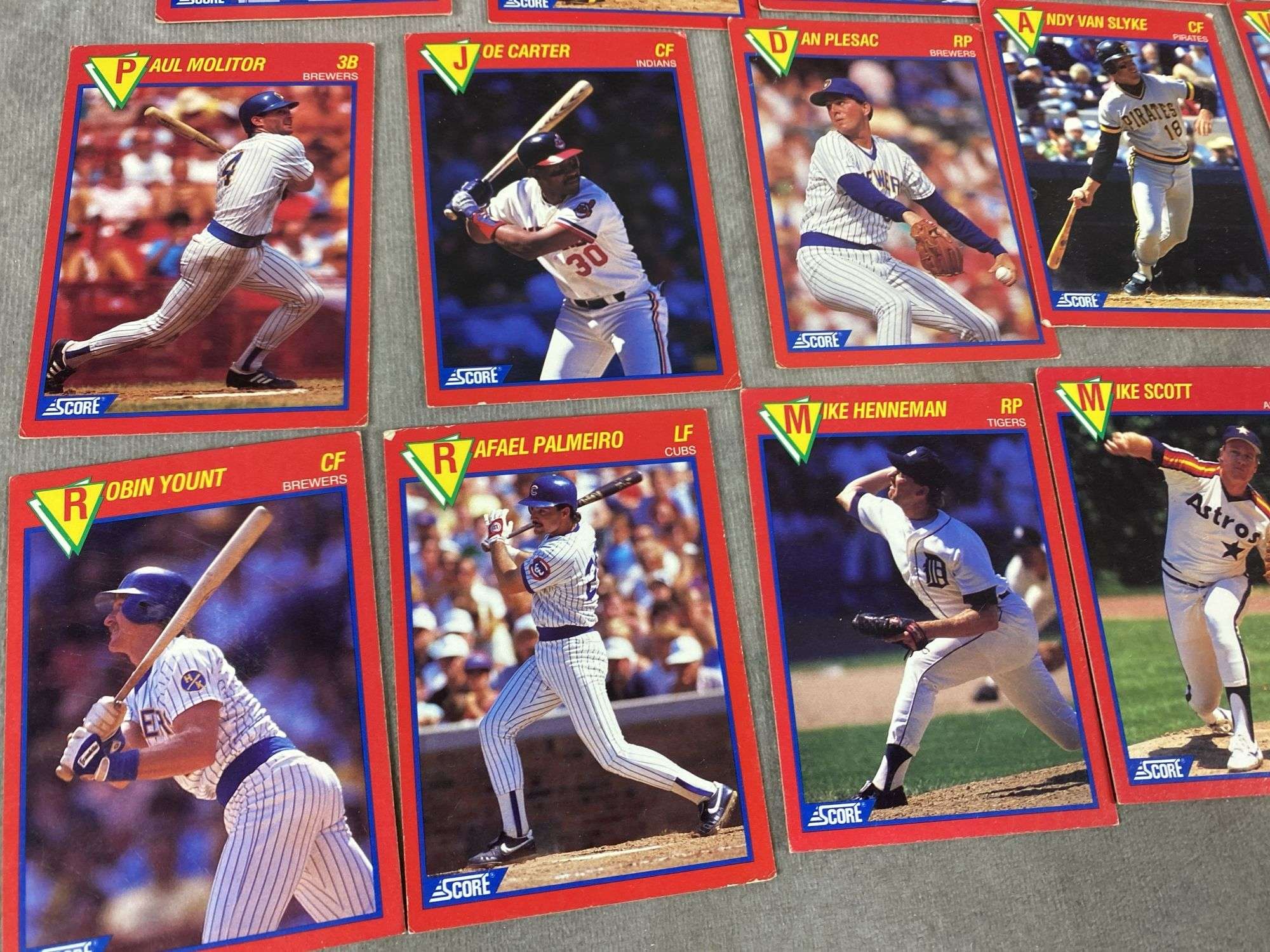 SCORE Baseball Cards