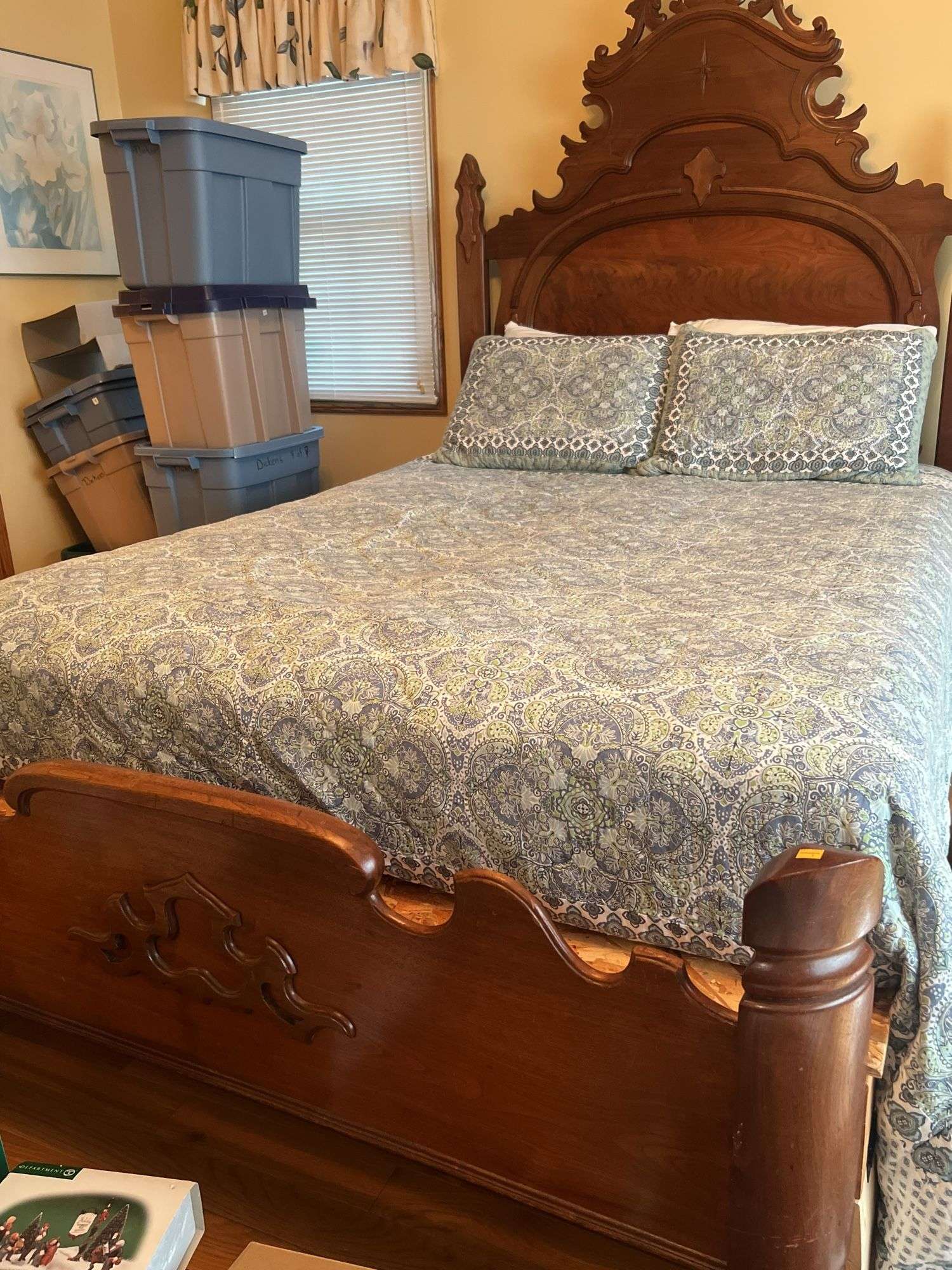 Antique Wooden Bed Frame