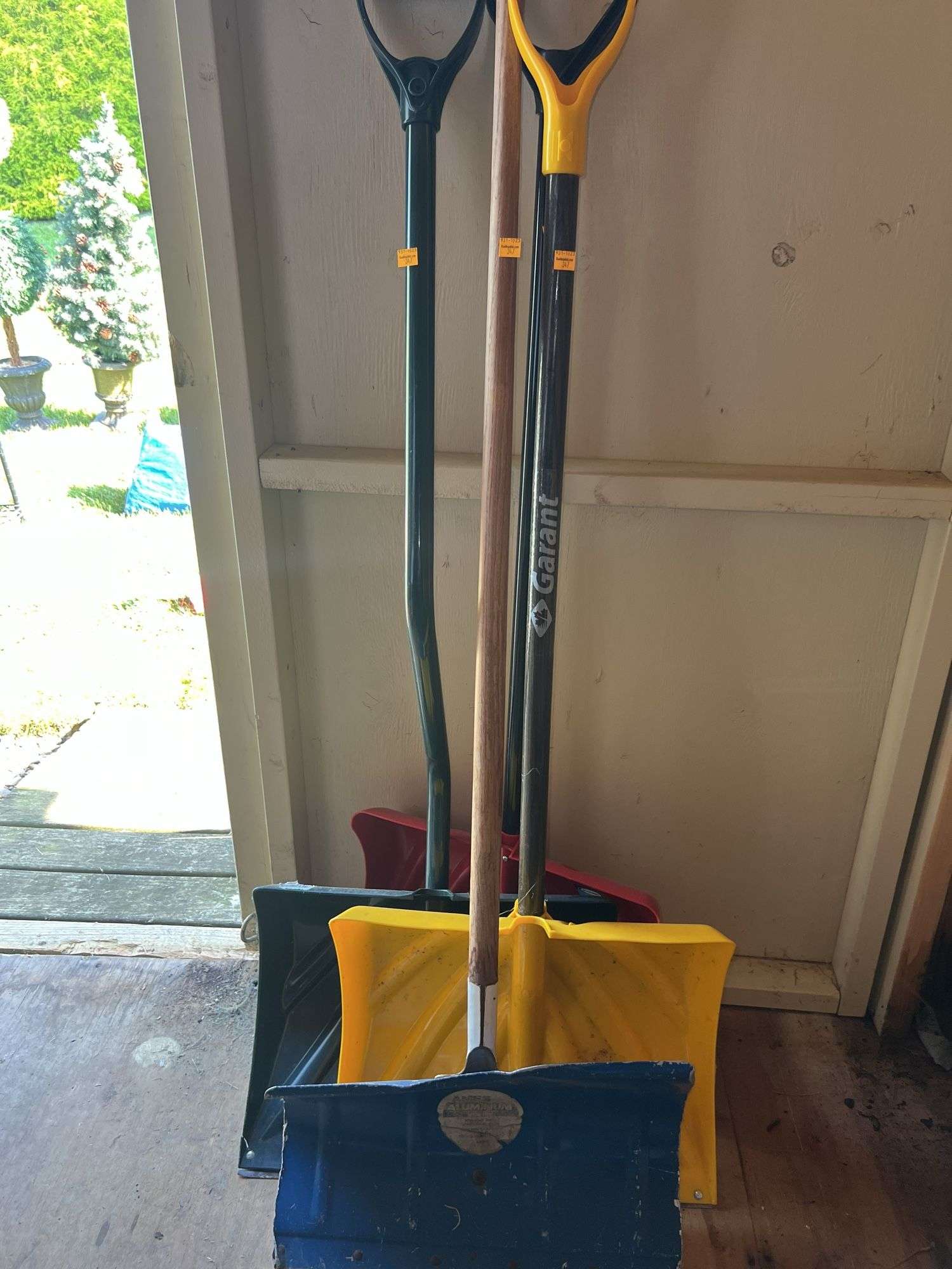 (4) Snow Shovels