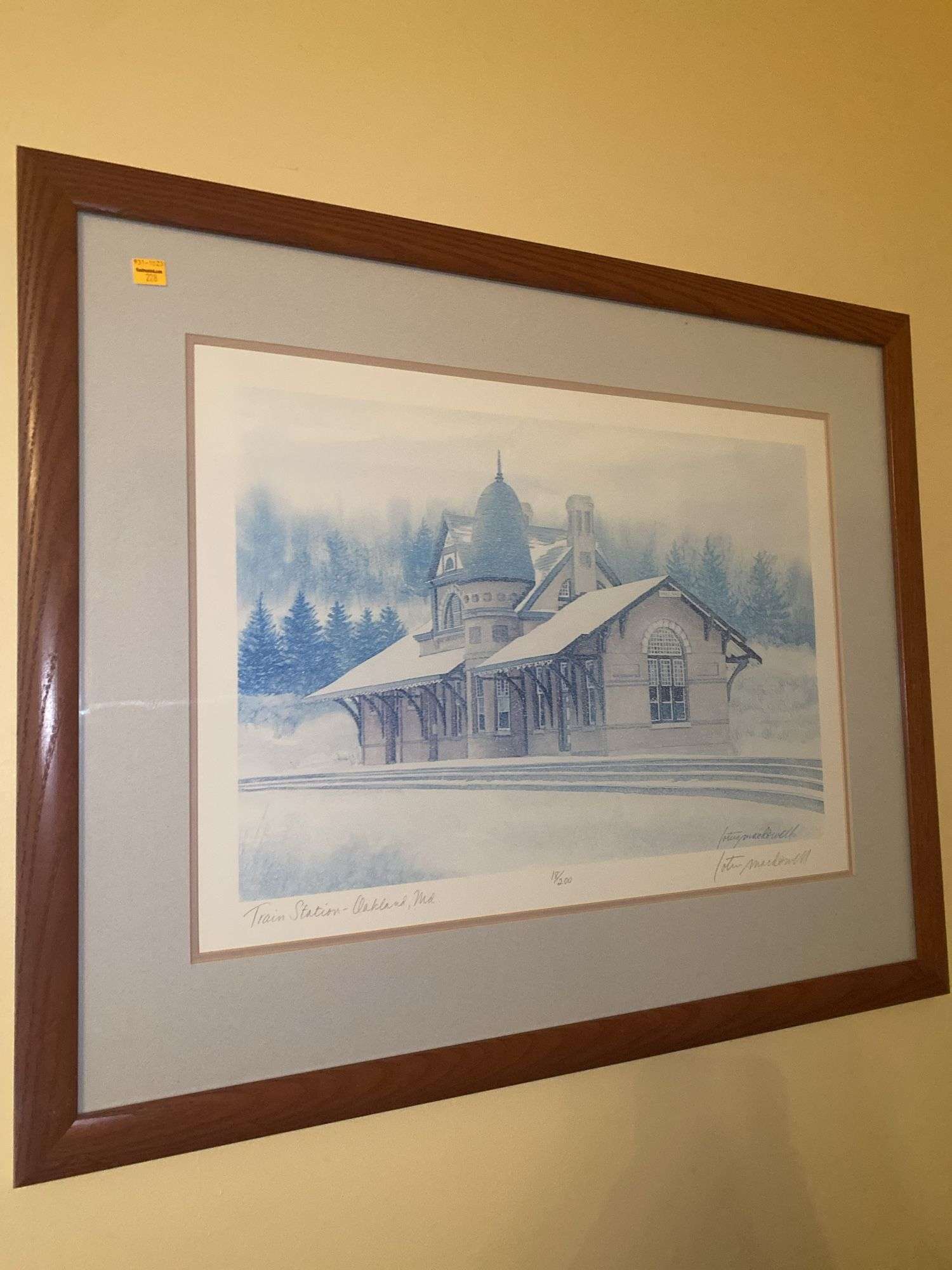 Train Station - Oakland, MD Framed Picture 18/200