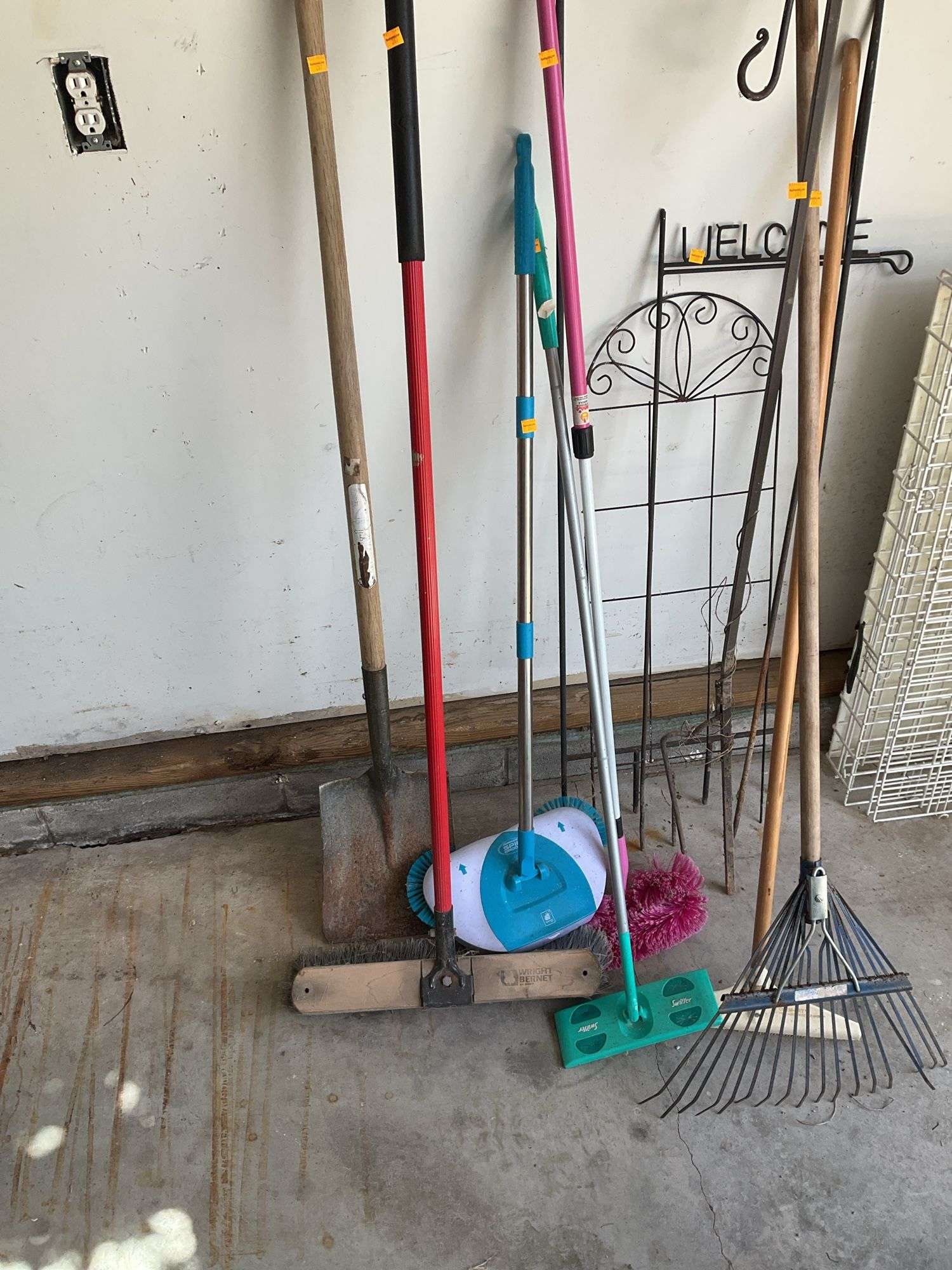Long Handle Tools, Brooms and Mops, Sheppard Hooks, Outdoor Decor