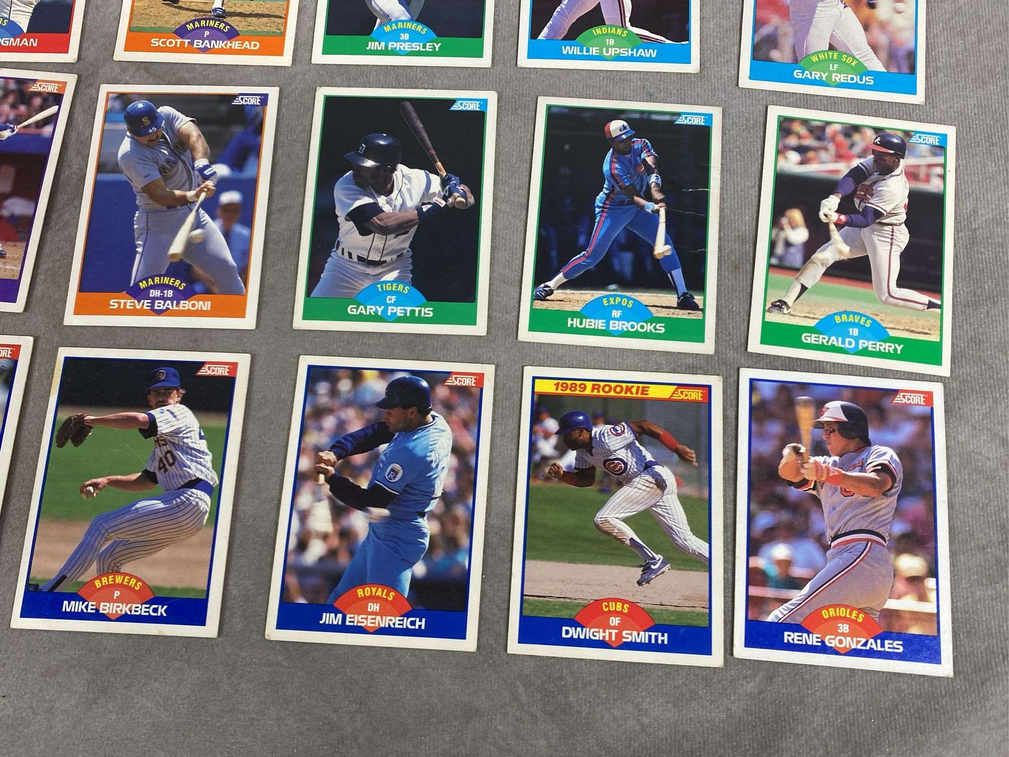 1989 SCORE Baseball Cards
