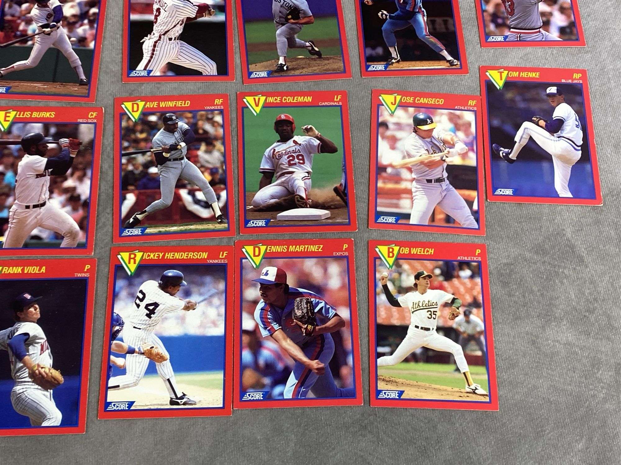 1989 SCORE Baseball Cards