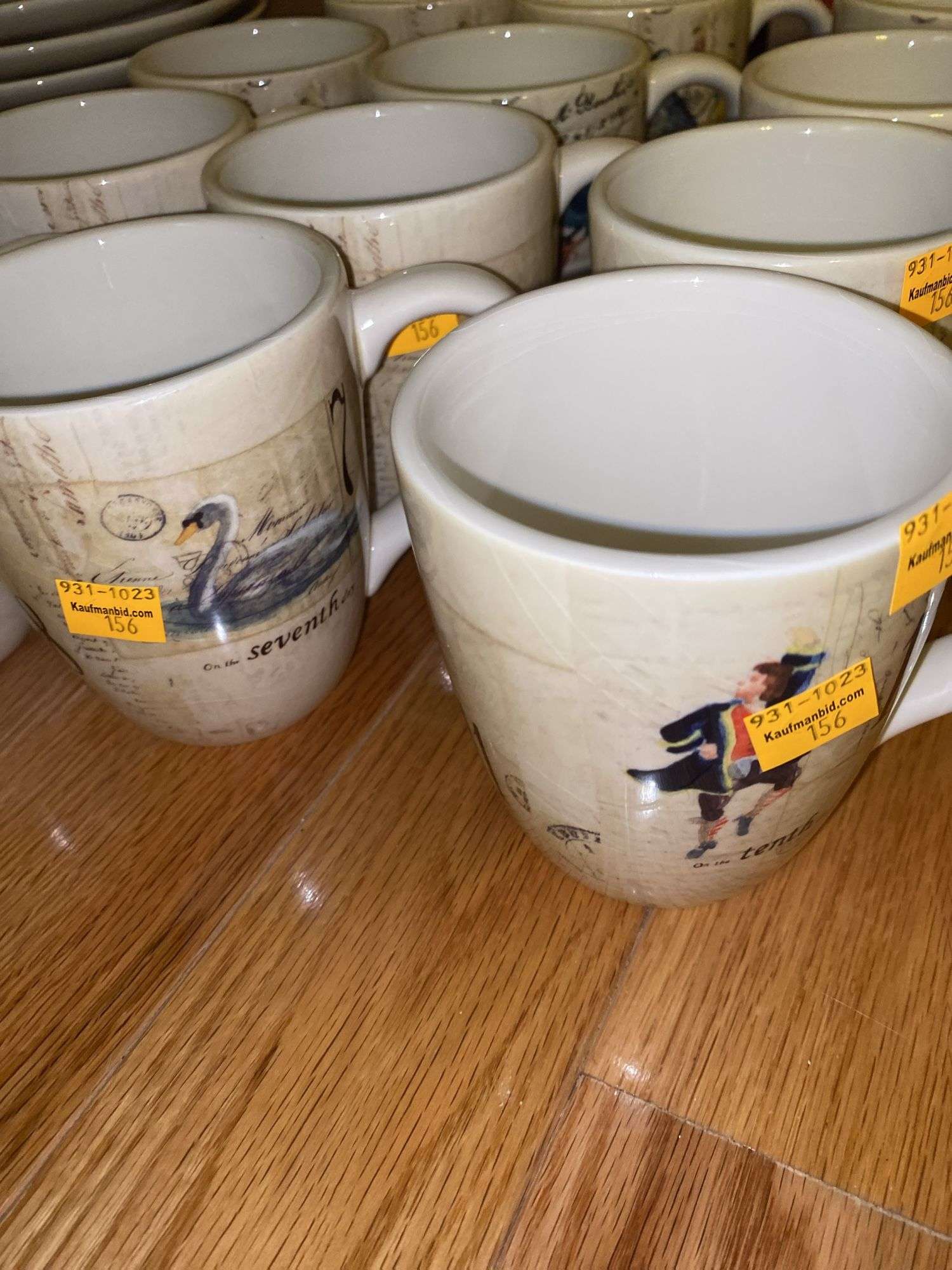 Williams-Sonoma 12 Days of Christmas Mugs