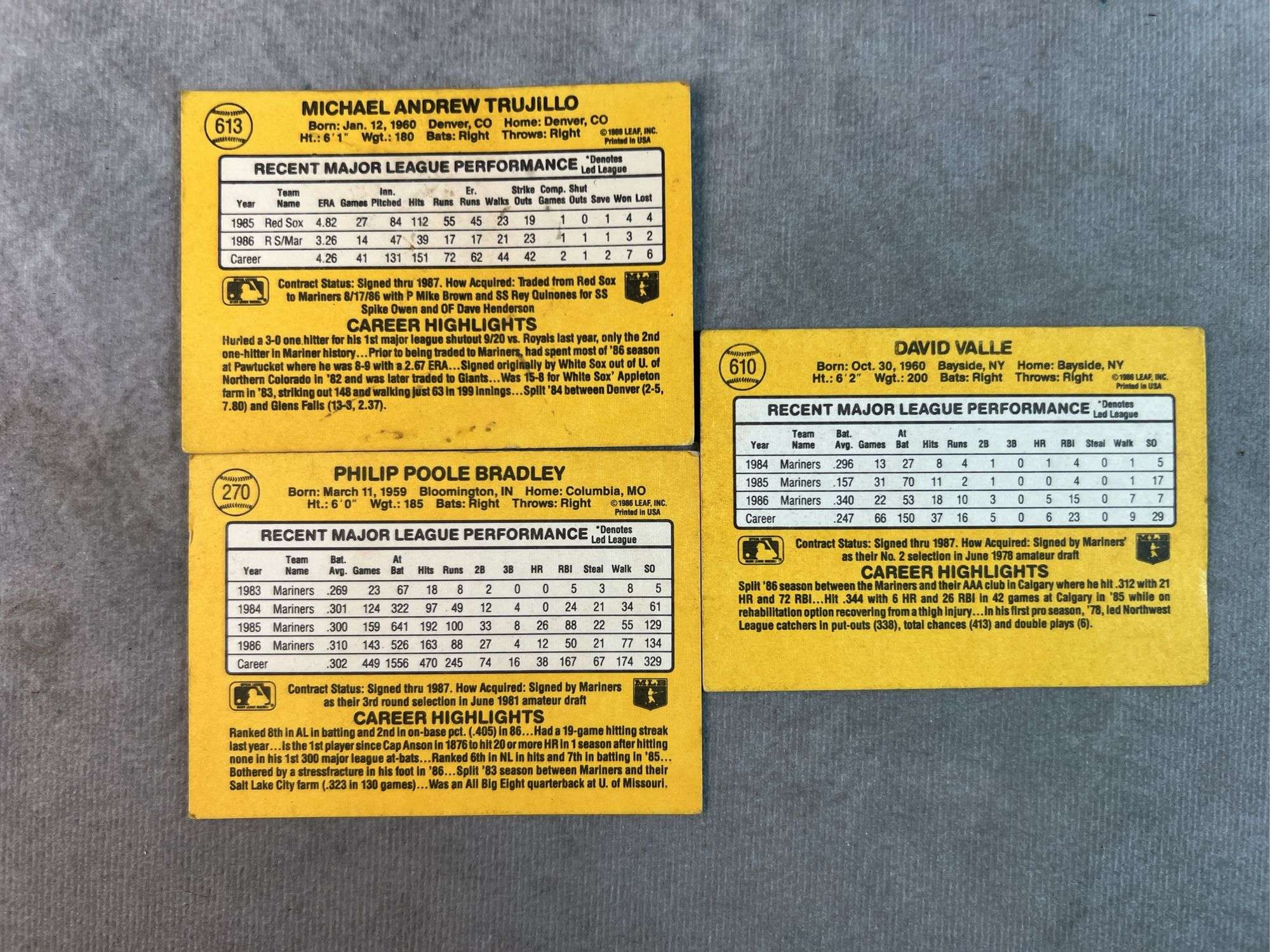 1987 Donruss Baseball Cards