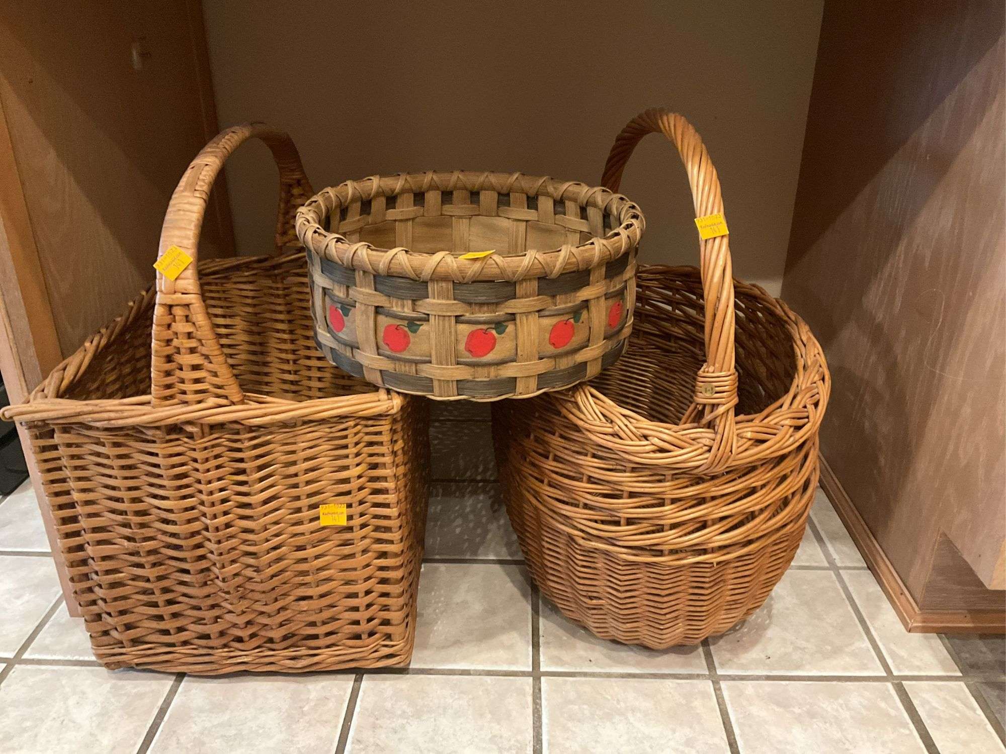 3 Wicker Baskets