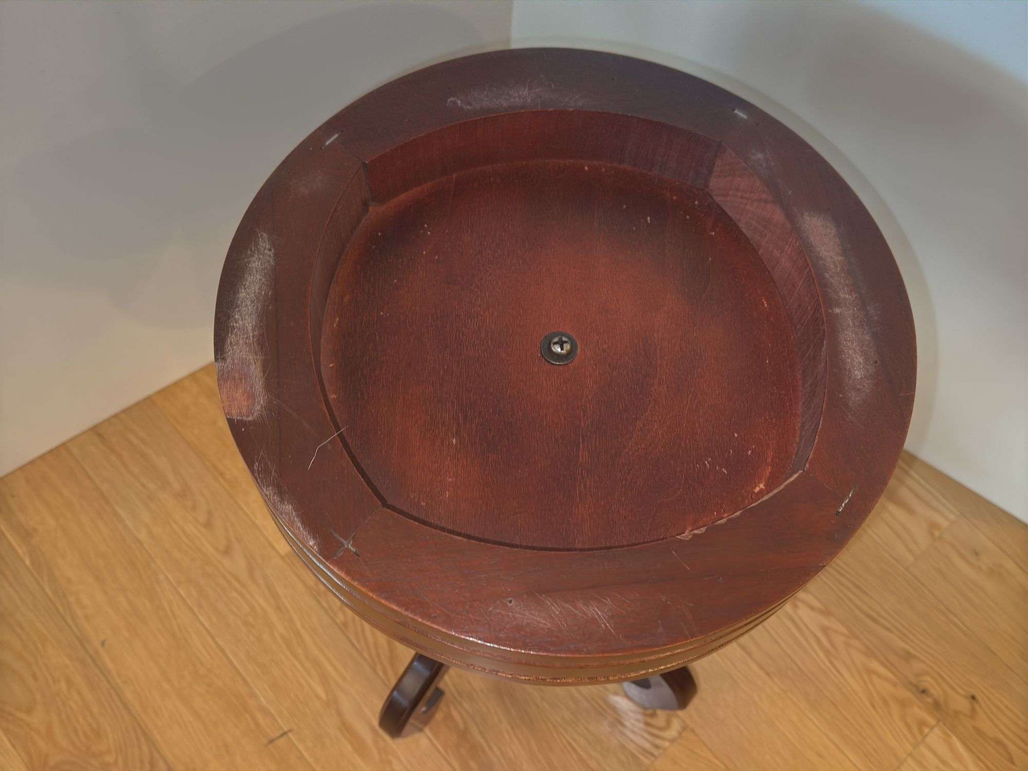 Victorian Mahogany Marble Top Side Table