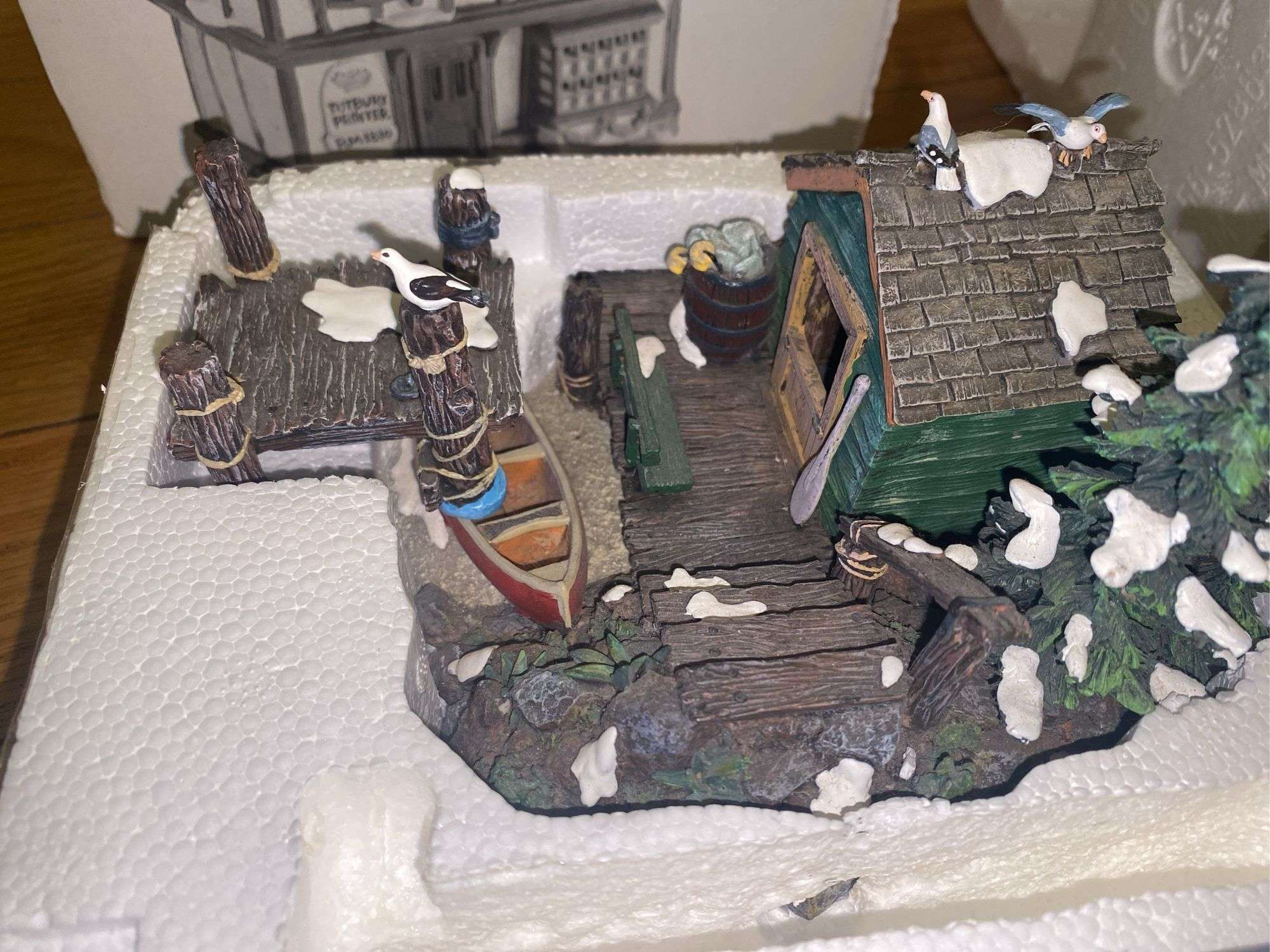 Department 56 “Tutberry Printer” and “The Dockhouse”