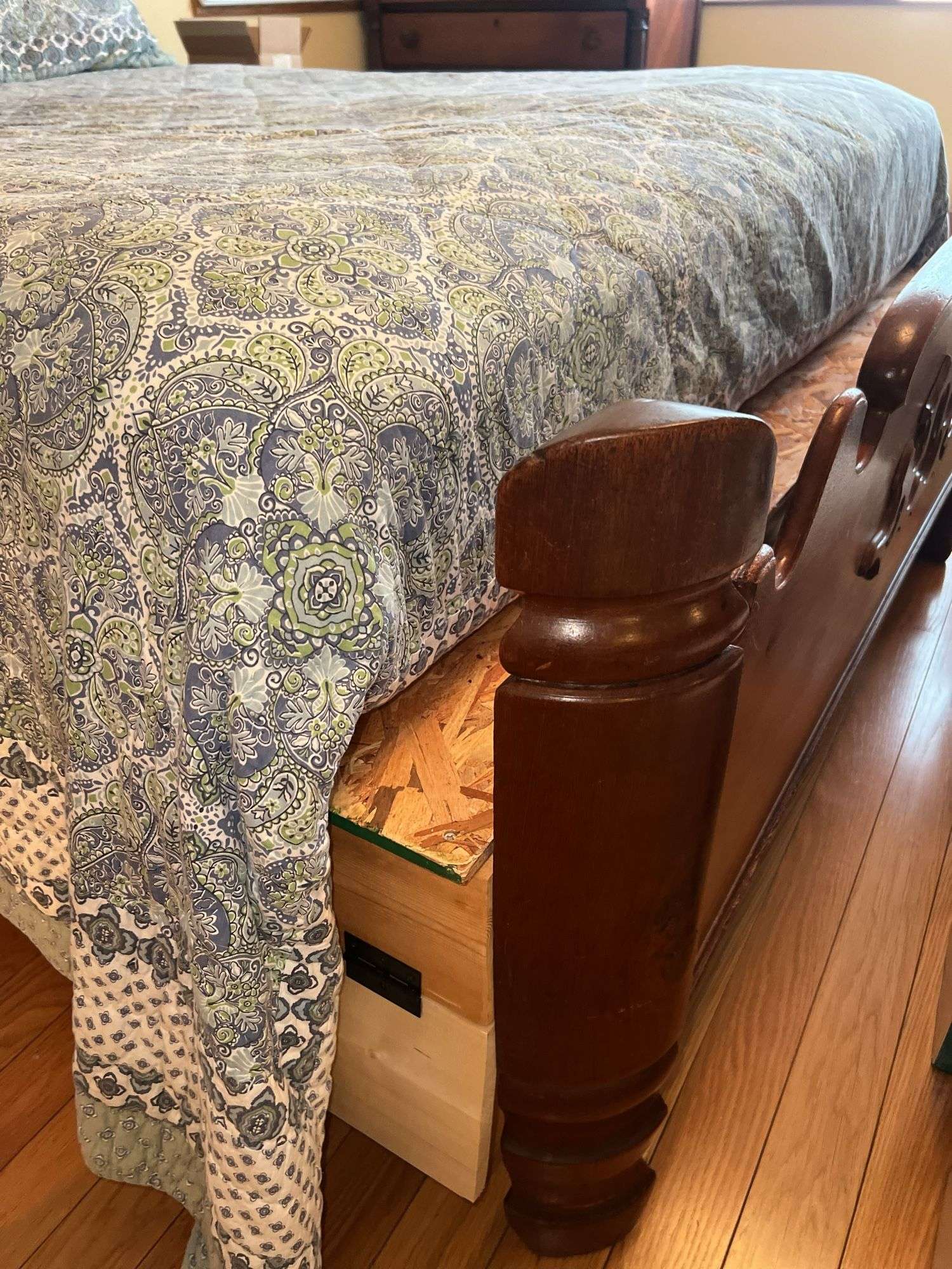 Antique Wooden Bed Frame