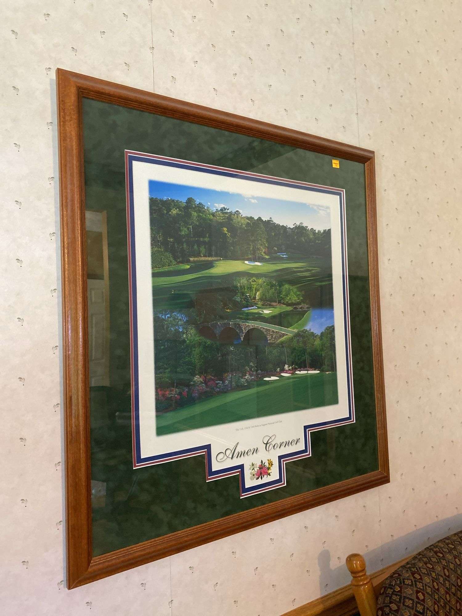 Amen Corner Framed Golf Picture