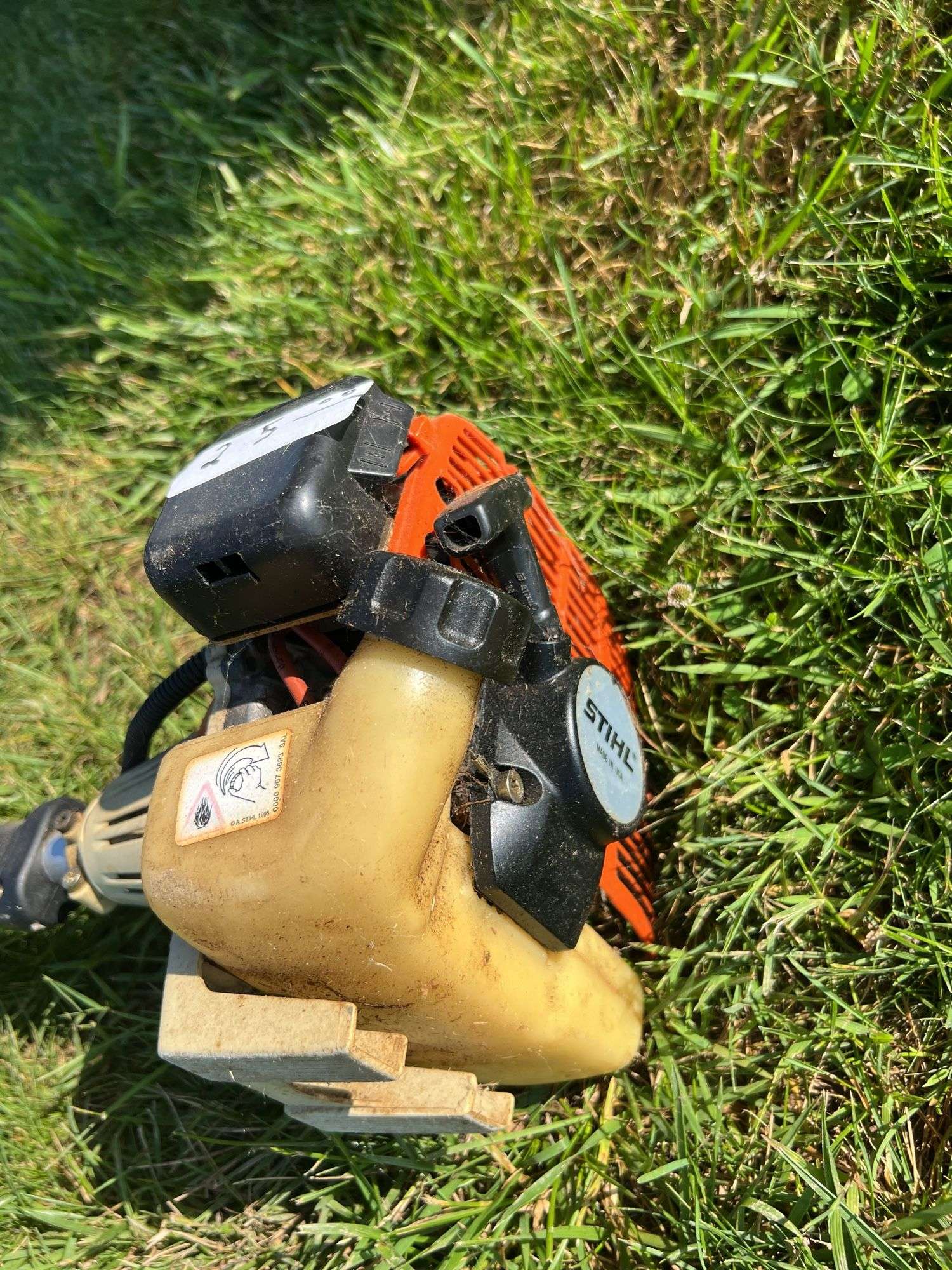 Stihl FC 75 Weedeater with Lawn Edger Attachment