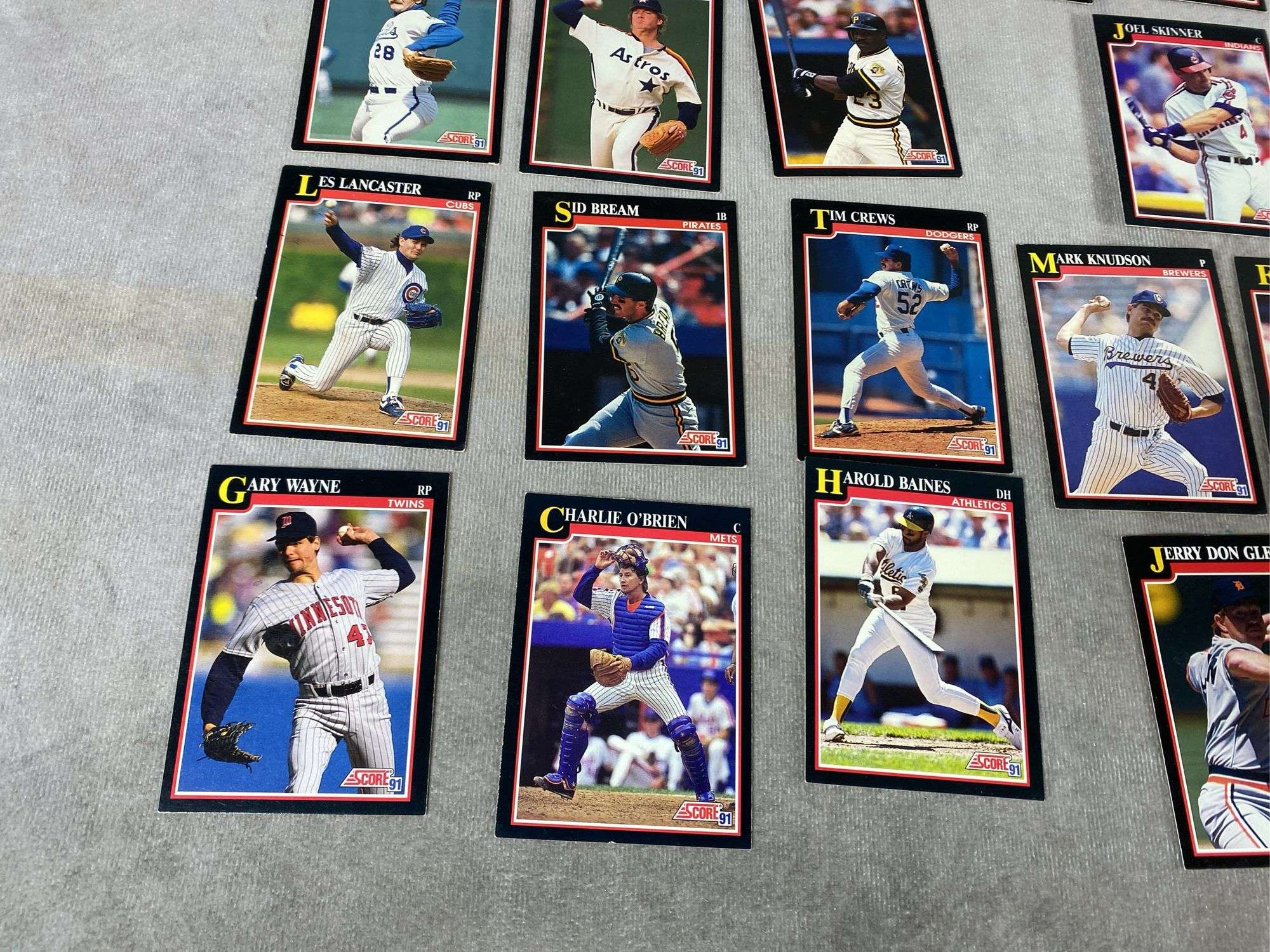 1991 SCORE Baseball Cards
