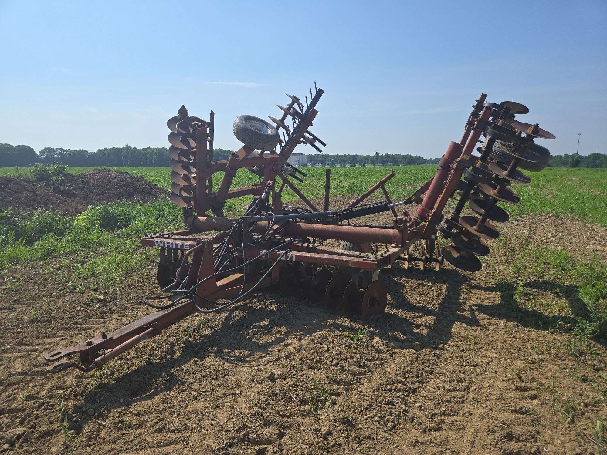 White 271 23' disk harrow