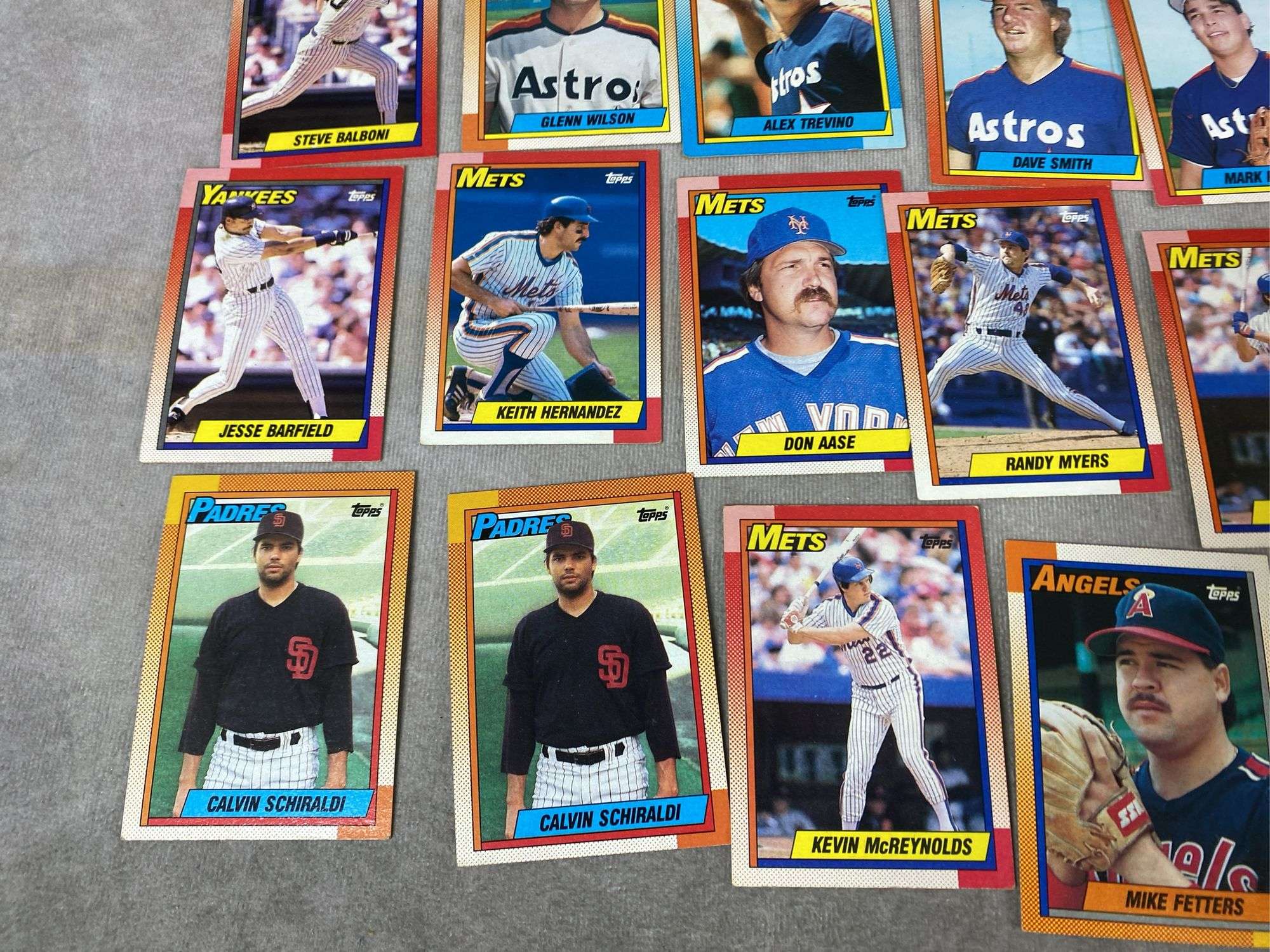 1990 Topps Baseball Cards