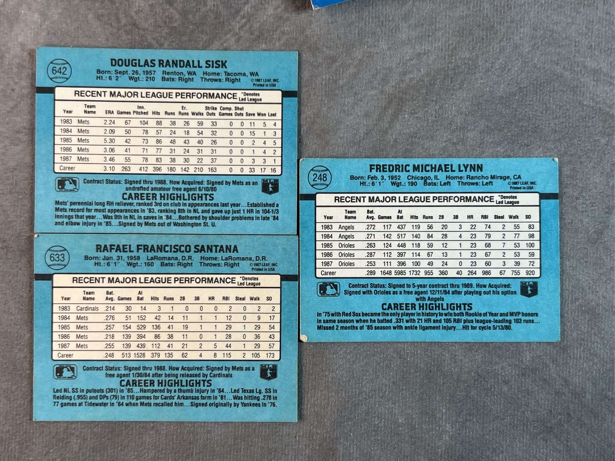 1988 Donruss Baseball Cards