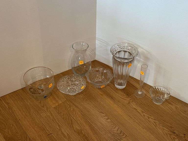 WV 50th Anniversary Dish, Vases & Candy Dishes