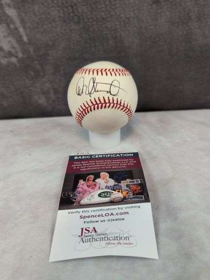Dave Stewart signed MLB baseball, JSA