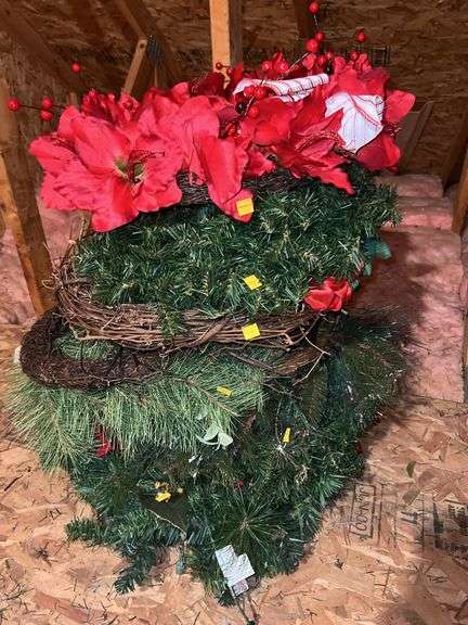 Assortment of Christmas Wreaths