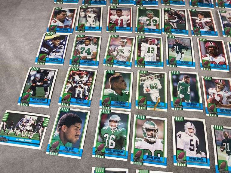 1990 Topps Football Cards